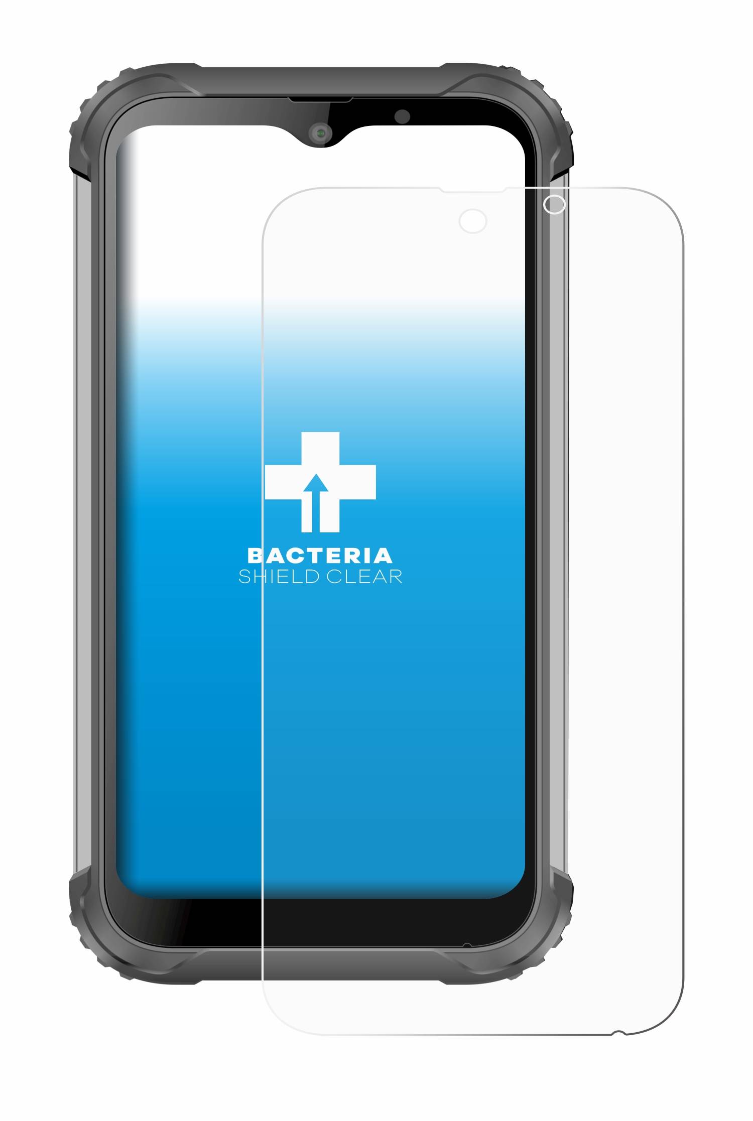 upscreen Bacteria Shield Schutzfolie für Athesi AP5701 - Antibakteriell