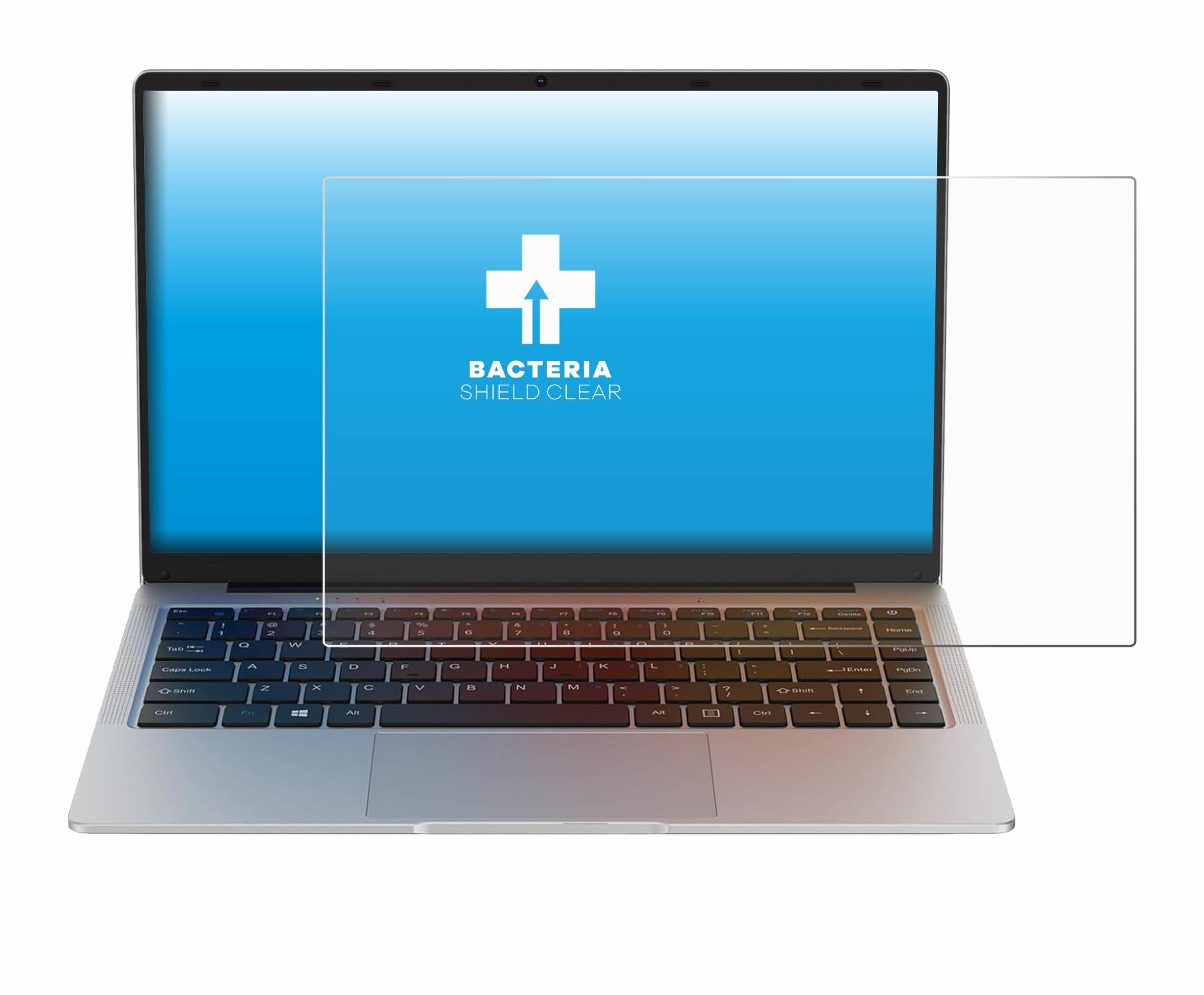 upscreen Bacteria Shield Schutzfolie für Maxlegen Laptop 14.1 - Antibakteriell