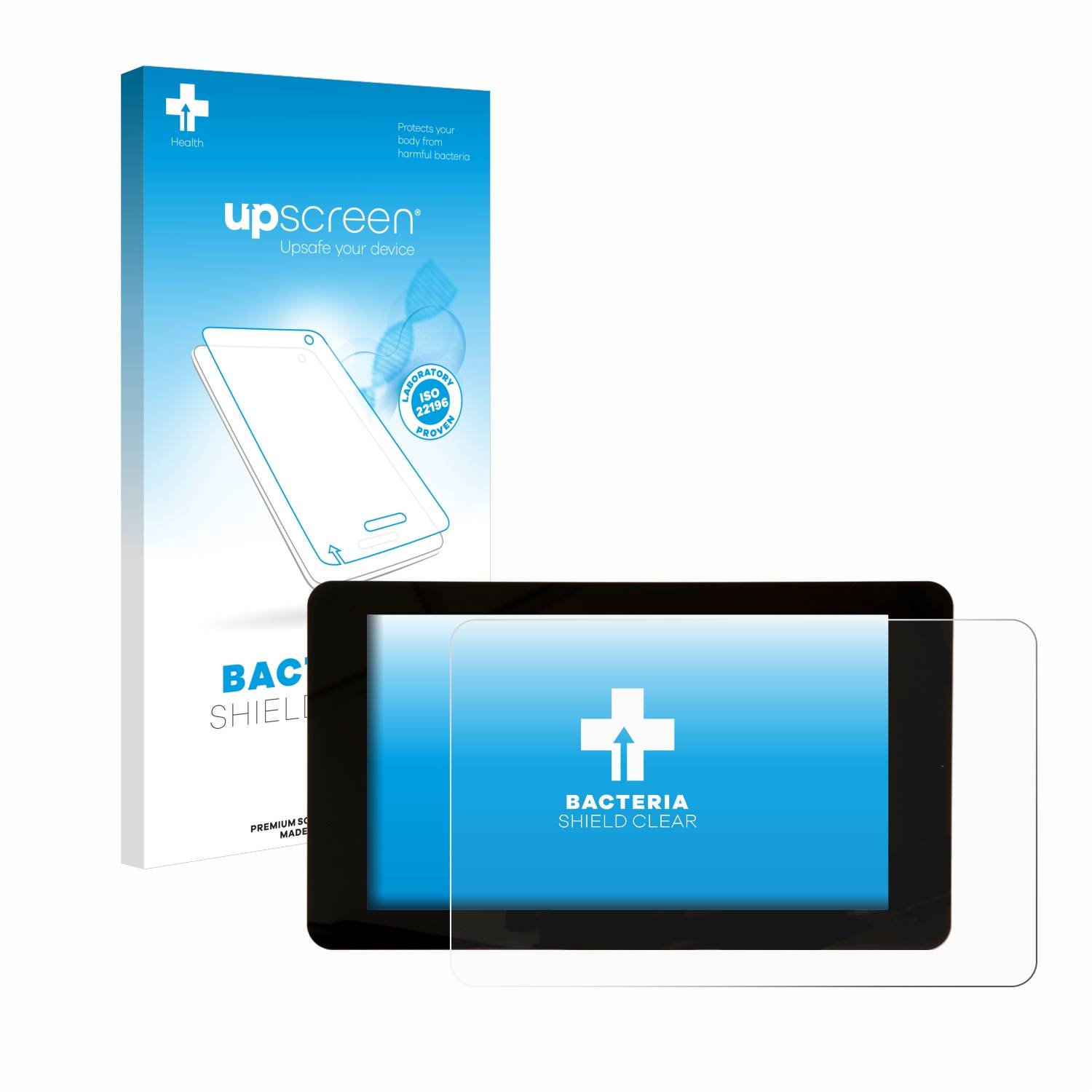 upscreen Bacteria Shield Schutzfolie für Raspberry Pi Touchscreen 2 (7) - Antibakteriell