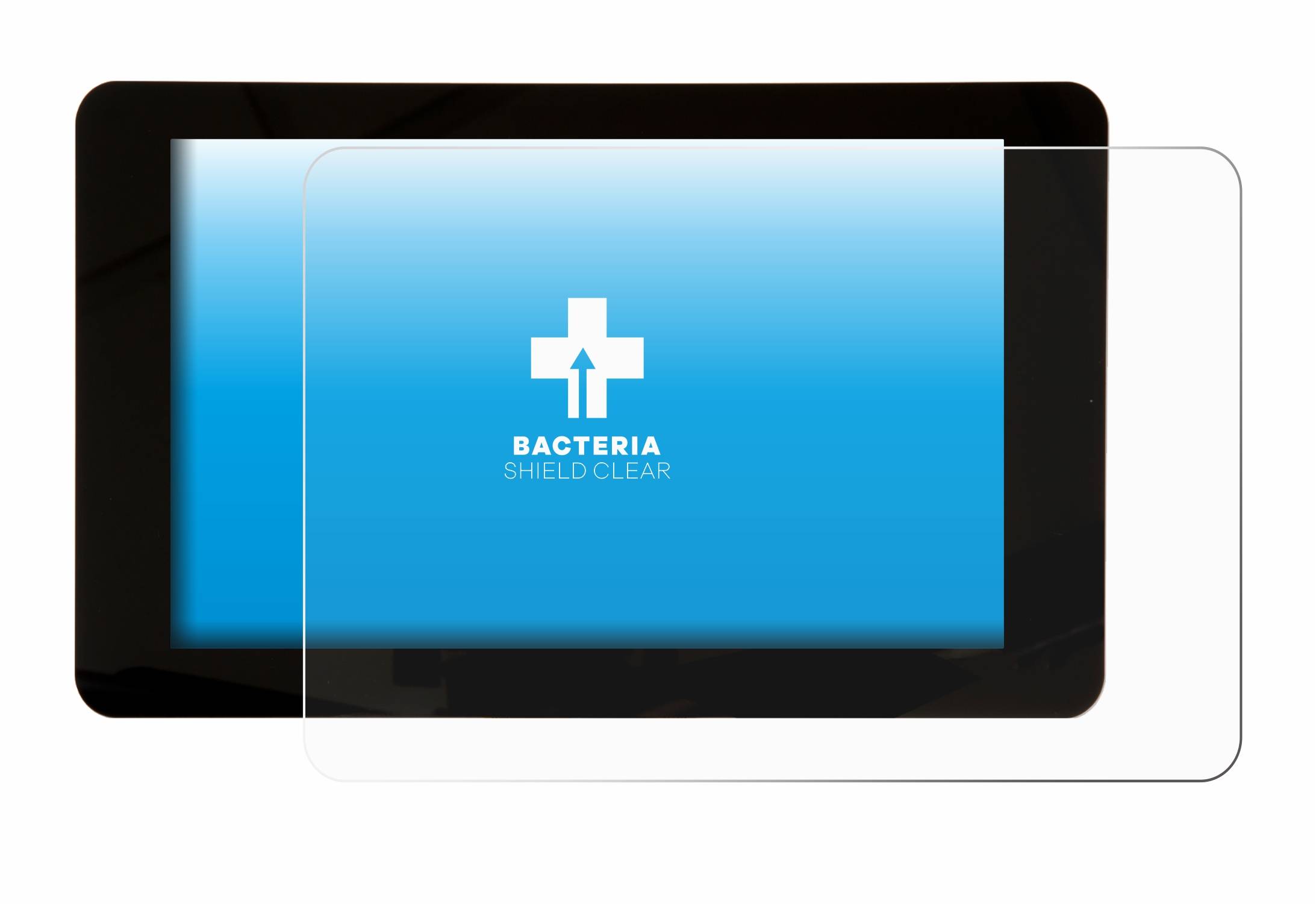 upscreen Bacteria Shield Schutzfolie für Raspberry Pi Touchscreen 2 (7) - Antibakteriell
