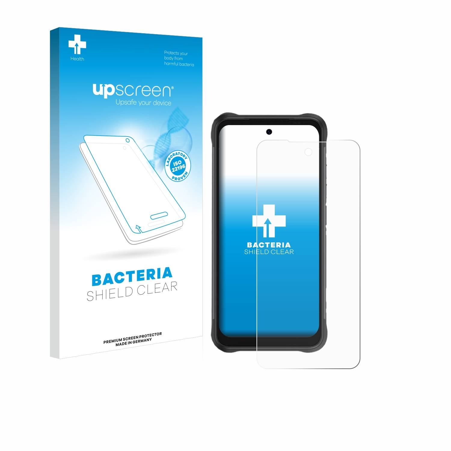 upscreen Bacteria Shield Schutzfolie für Umidigi Bison GT2 Pro 4G - Antibakteriell