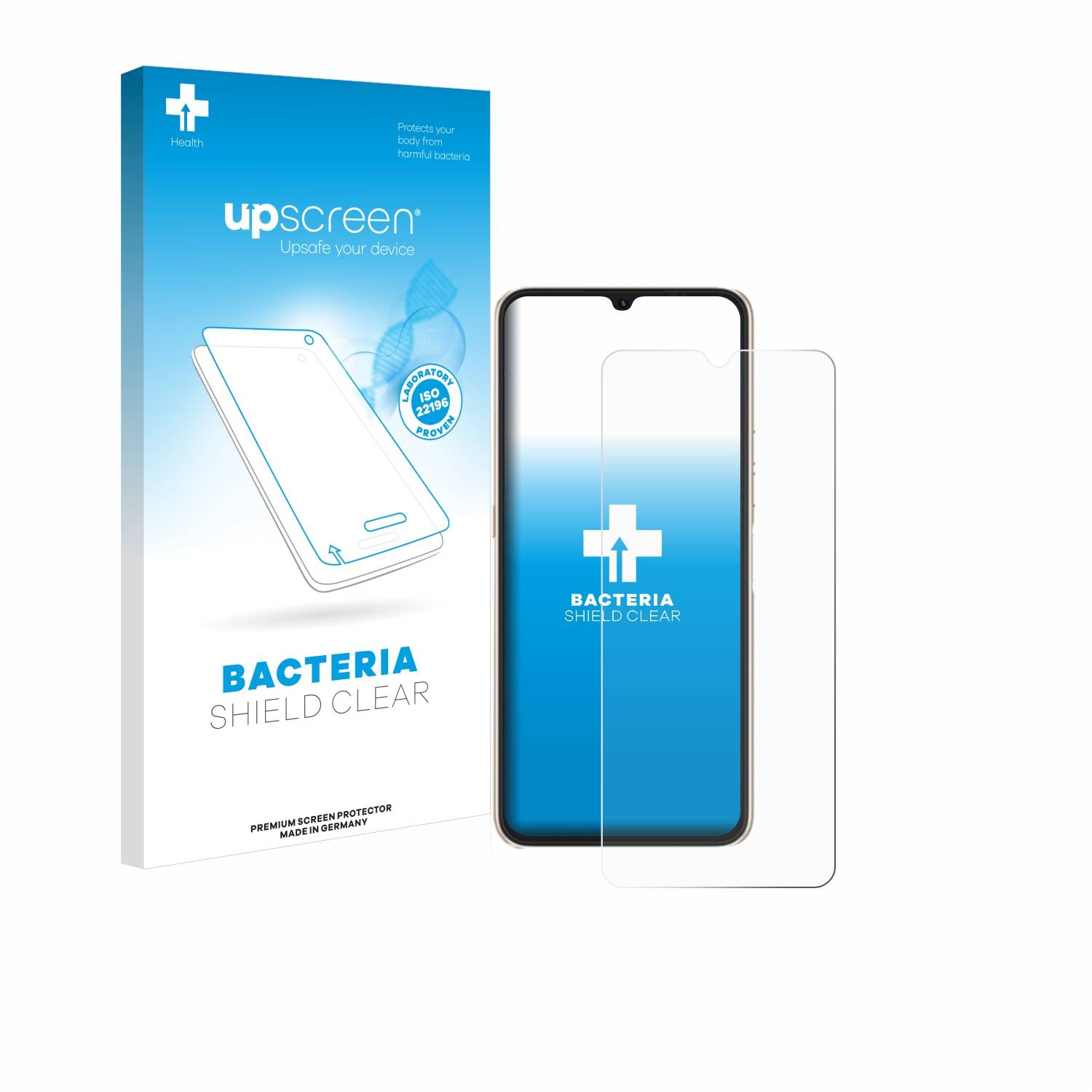 upscreen Bacteria Shield Schutzfolie für Umidigi Power 7S - Antibakteriell