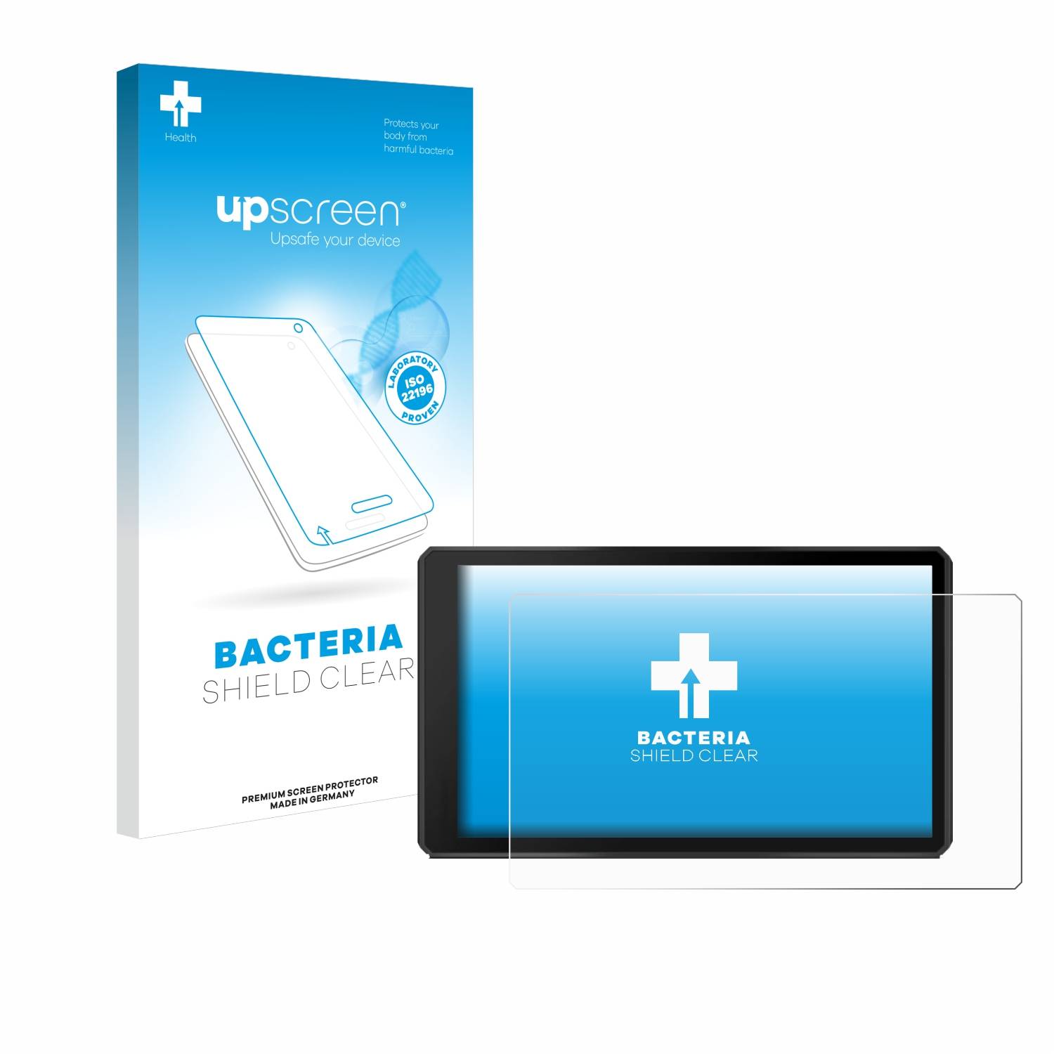 upscreen Bacteria Shield Schutzfolie für Garmin Tread 2 Powersport 6 - Antibakteriell