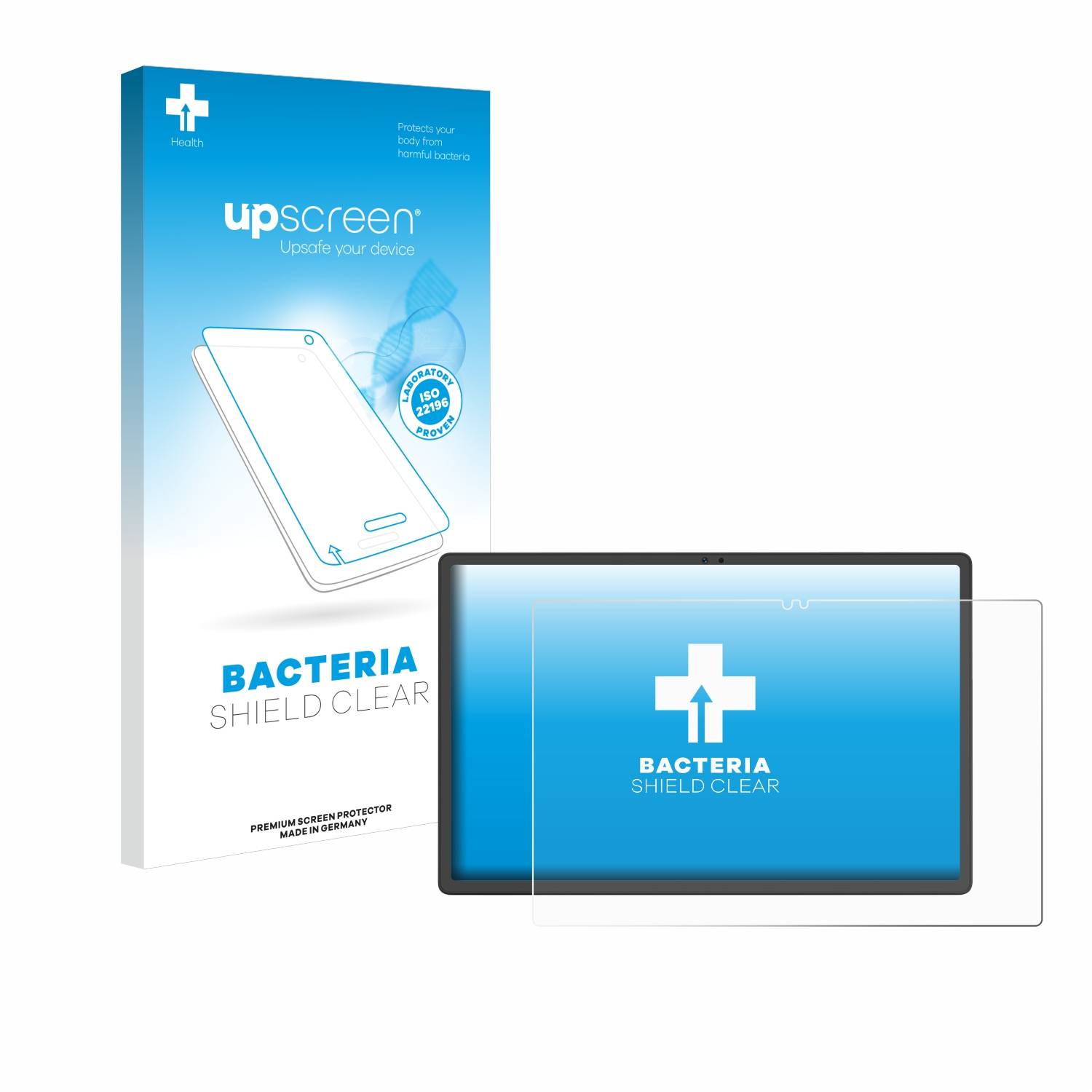 upscreen Bacteria Shield Schutzfolie für Mediacom Azimut 4 Pro 11.97 - Antibakteriell