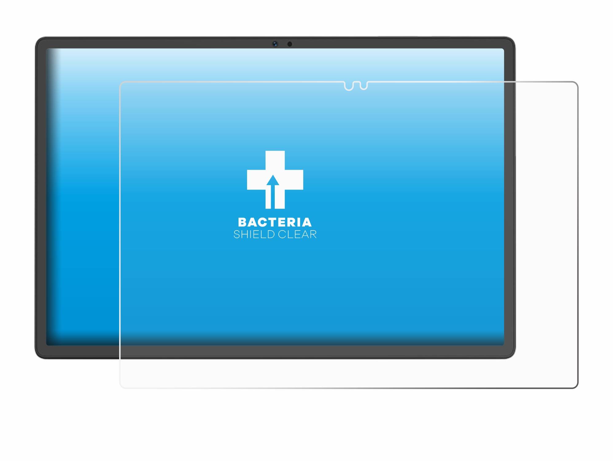 upscreen Bacteria Shield Schutzfolie für Mediacom Azimut 4 Pro 11.97 - Antibakteriell
