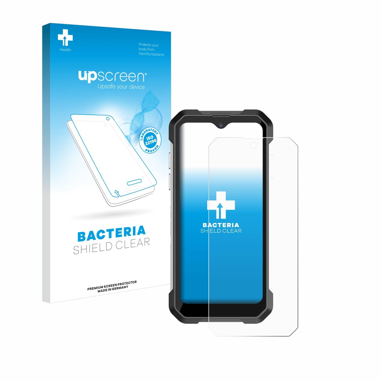 upscreen Bacteria Shield Schutzfolie für Unihertz Tank Mini - Antibakteriell