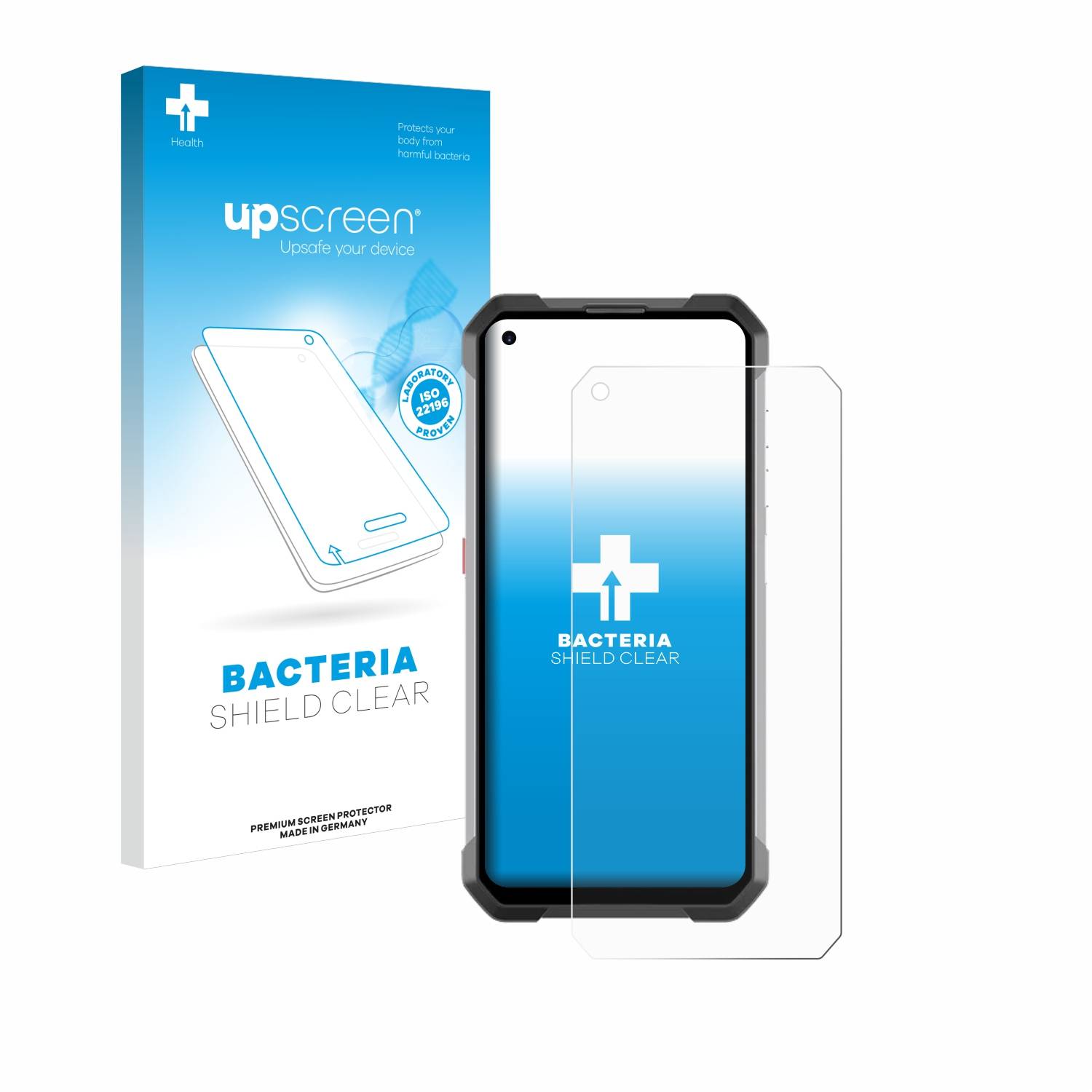 upscreen Bacteria Shield Schutzfolie für Unihertz Tank - Antibakteriell