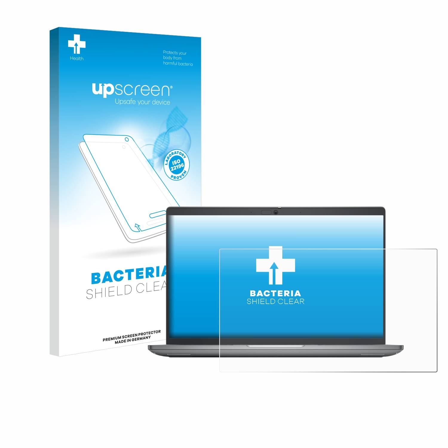 upscreen Bacteria Shield Schutzfolie für Dell Latitude 5450 Laptop 14 - Antibakteriell