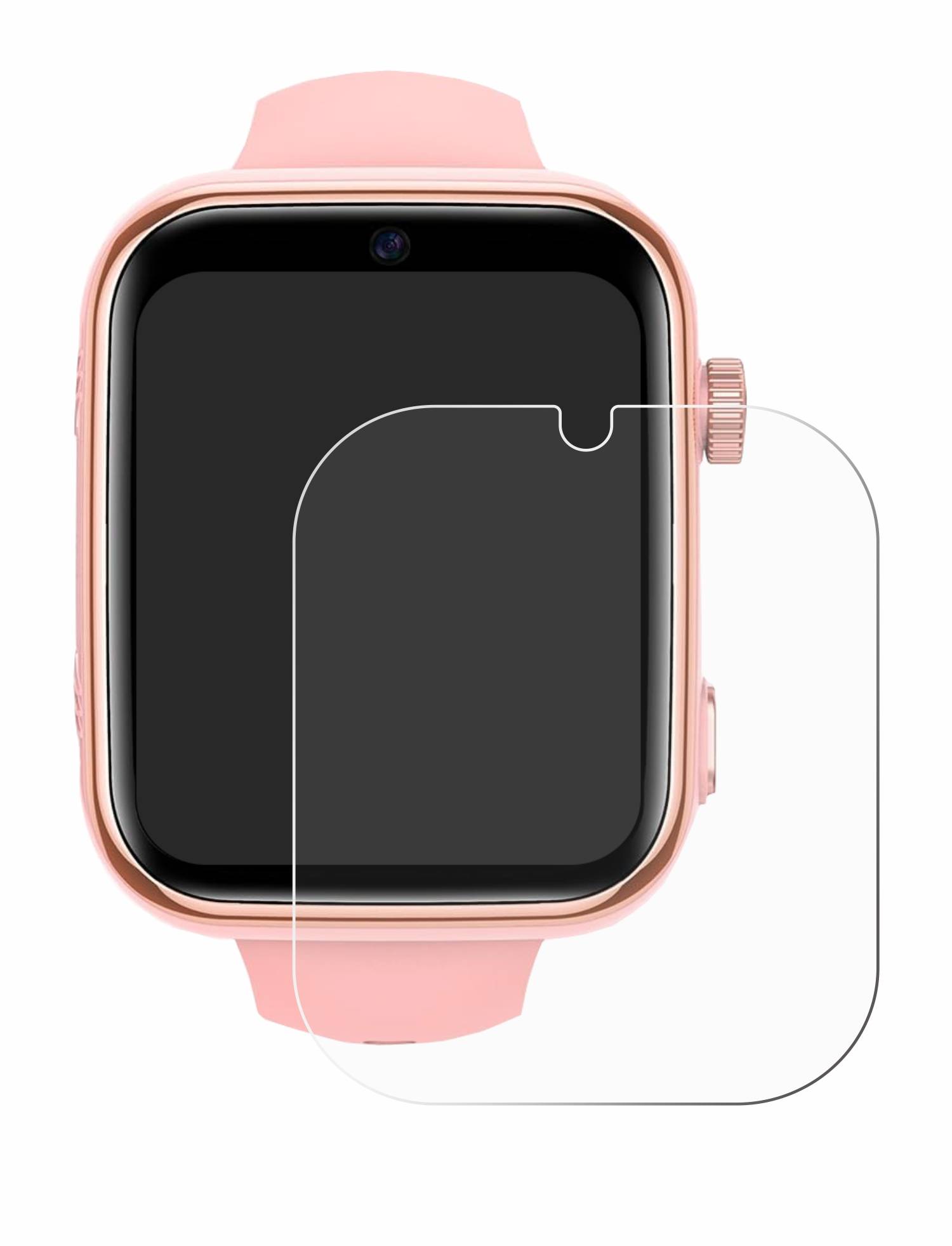 upscreen Bacteria Shield Schutzfolie für Akumaka 4G Kids Smartwatch - Antibakteriell