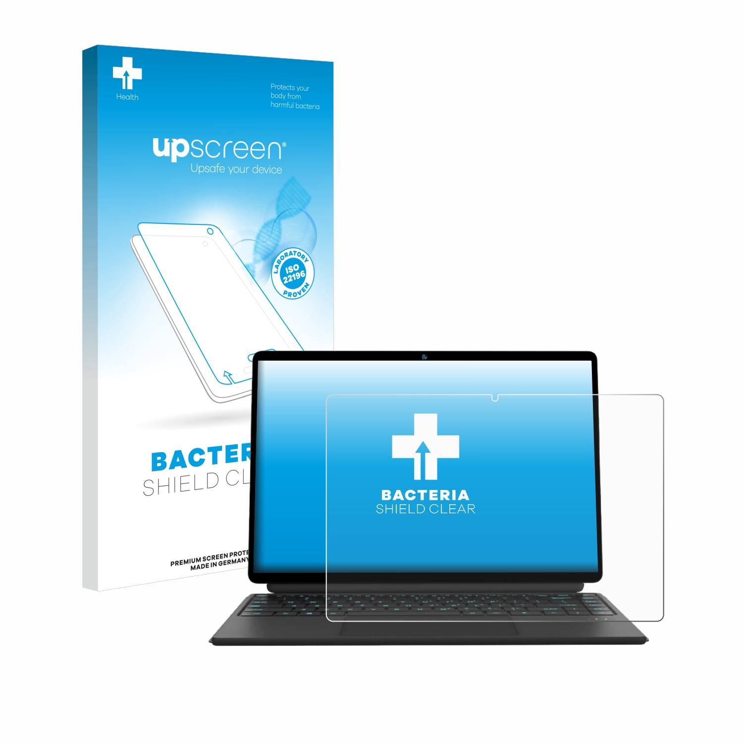 upscreen Bacteria Shield Schutzfolie für Ninkear T40 2-in-1 - Antibakteriell