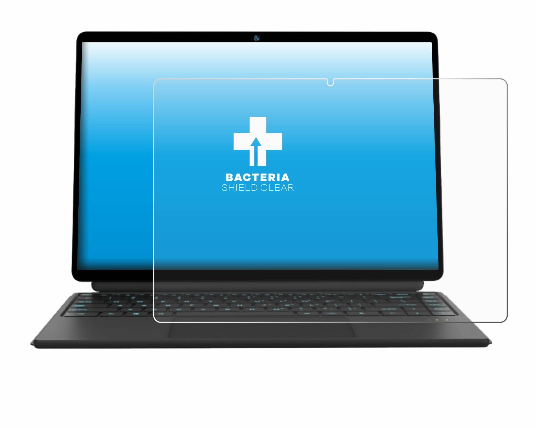 upscreen Bacteria Shield Schutzfolie für Ninkear T40 2-in-1 - Antibakteriell