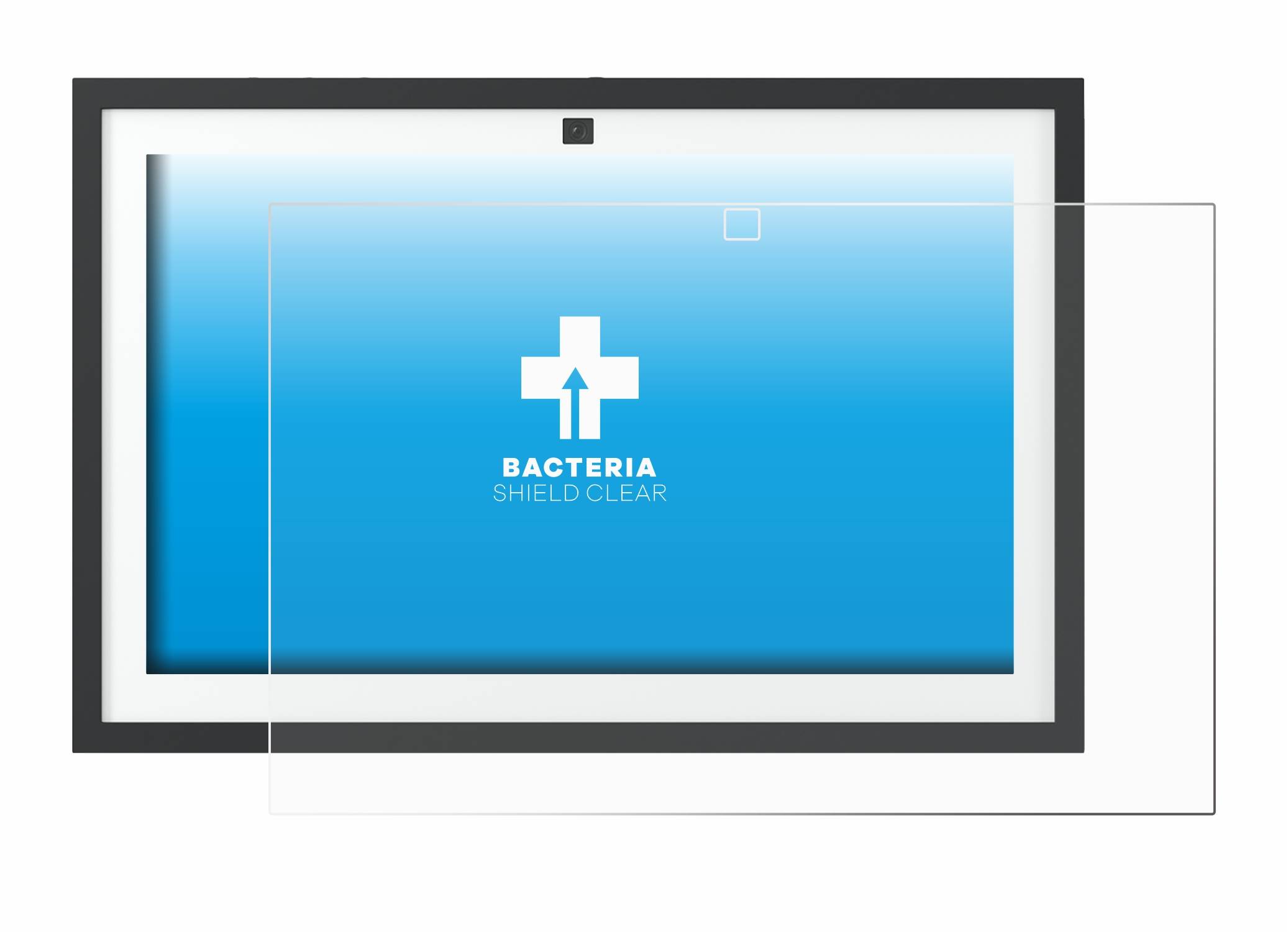 upscreen Bacteria Shield Schutzfolie für Amazon Echo Show 15 2024 - Antibakteriell