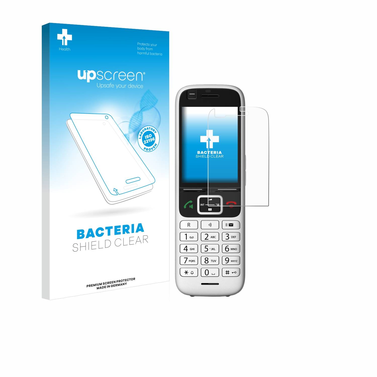 upscreen Bacteria Shield Schutzfolie für Unify OpenScape S6 - Antibakteriell