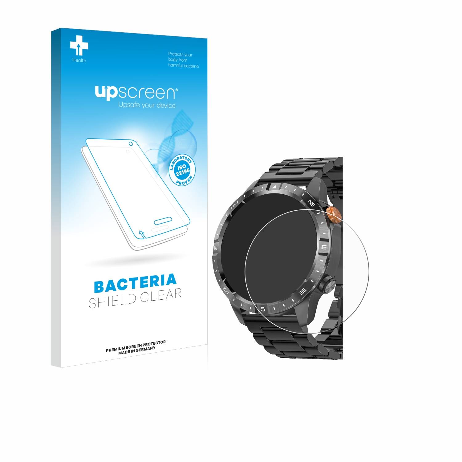 upscreen Bacteria Shield Schutzfolie für Banlvs A-57-K 1.43 - Antibakteriell