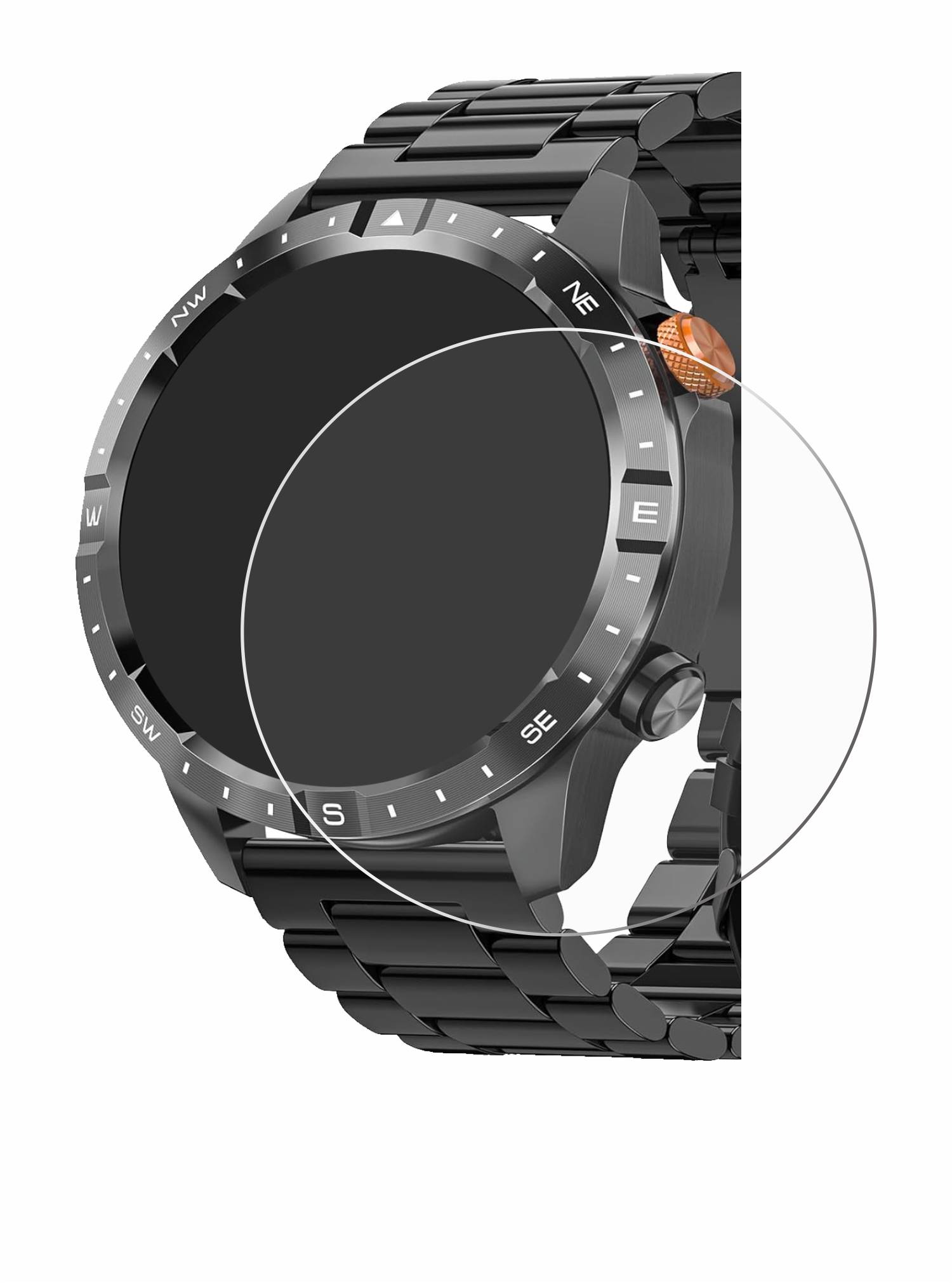 upscreen Bacteria Shield Schutzfolie für Banlvs A-57-K 1.43 - Antibakteriell