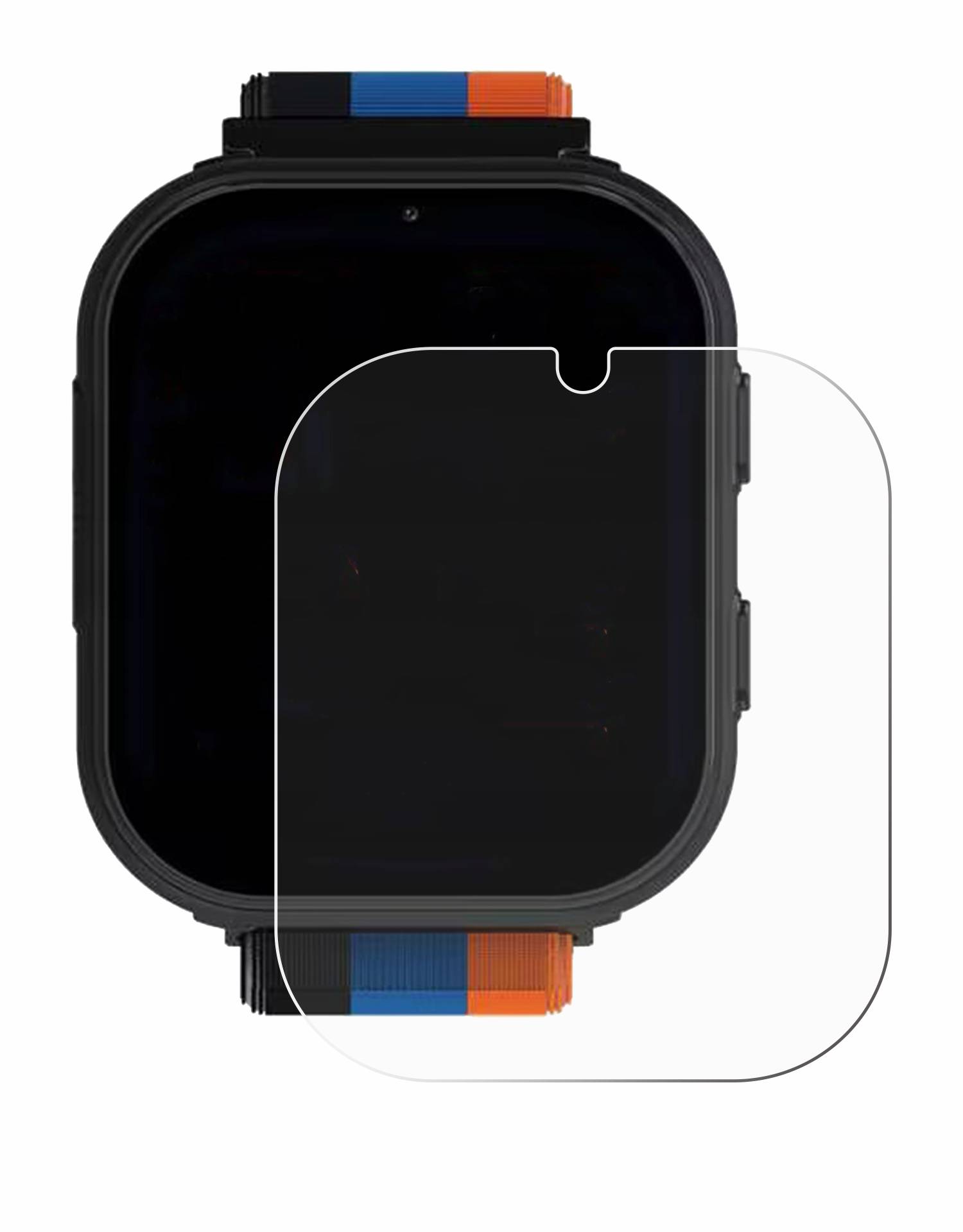 upscreen Scratch Shield Schutzfolie für Kiano Watch Joy 4G LTE