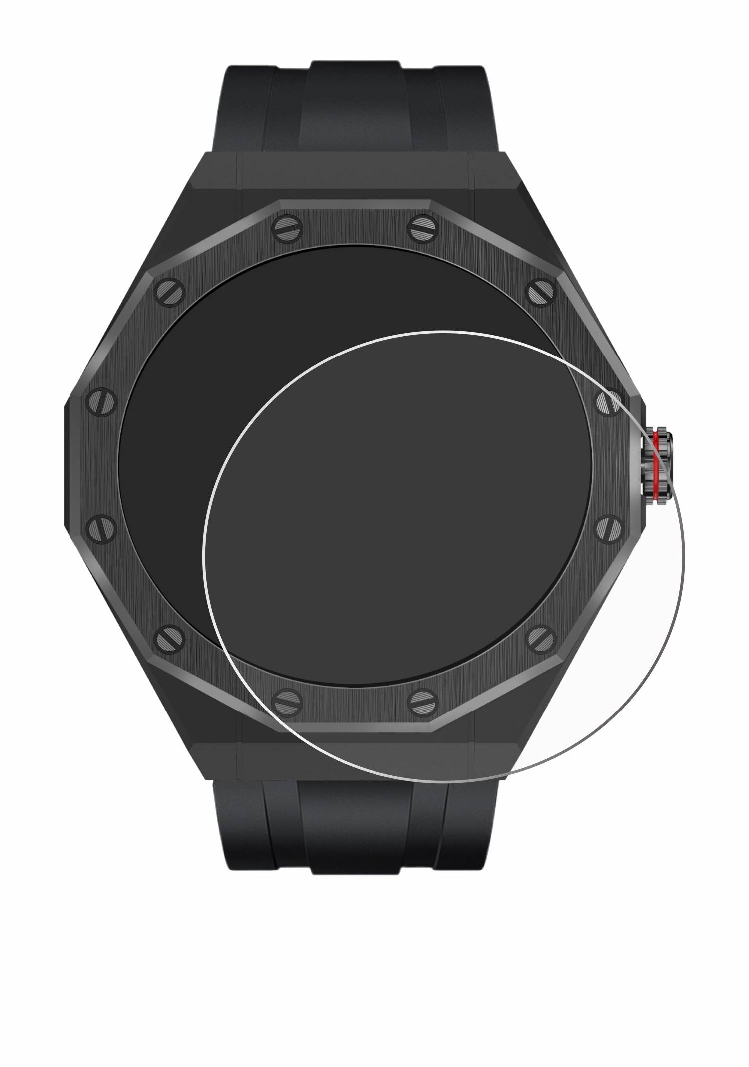 upscreen Bacteria Shield Schutzfolie für Kiano Watch Elegance - Antibakteriell