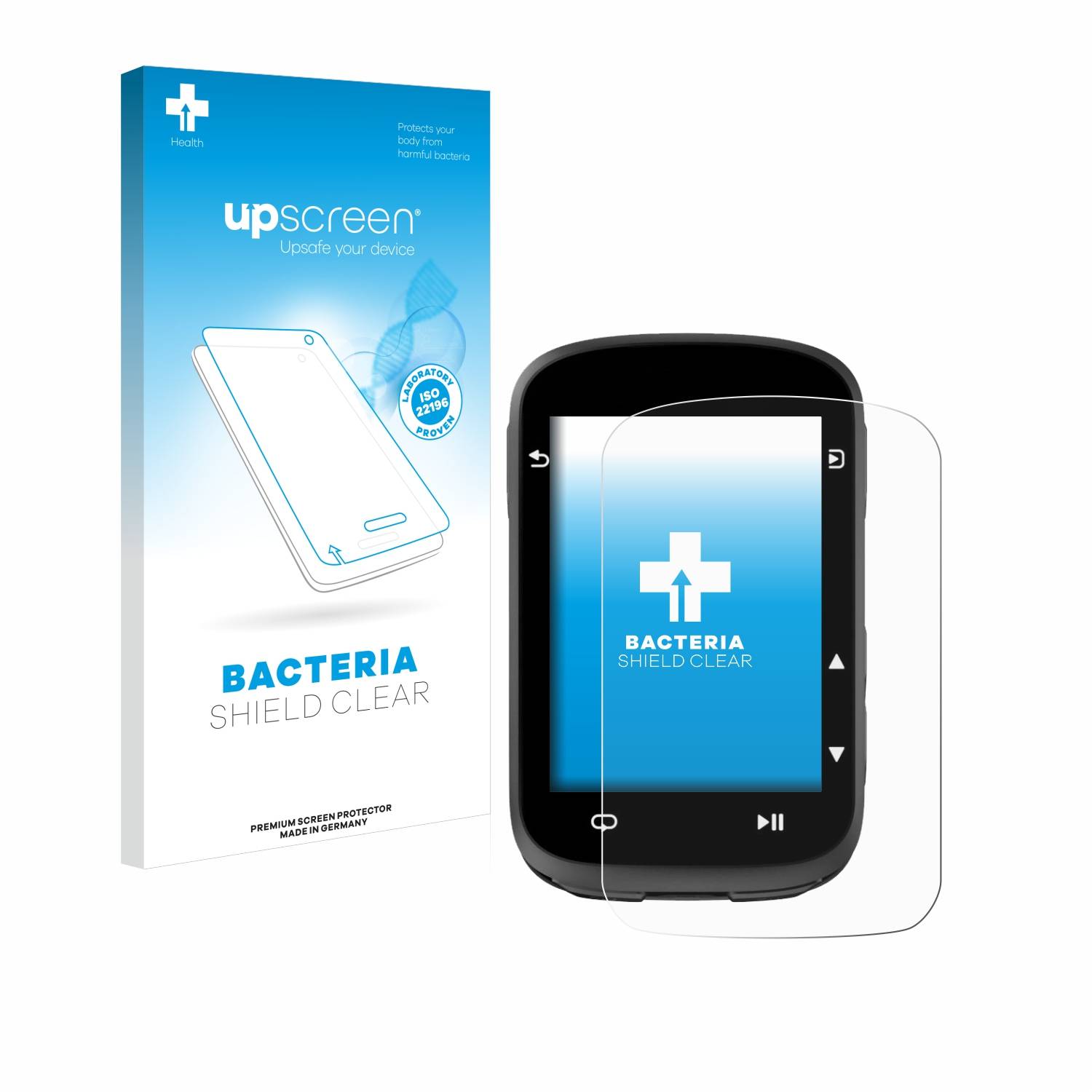 upscreen Bacteria Shield Schutzfolie für CooSpo CS500 - Antibakteriell
