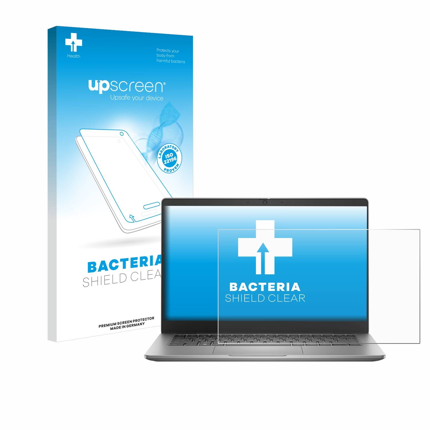 upscreen Bacteria Shield Schutzfolie für Dell Latitude 3340 Laptop 13.3 - Antibakteriell