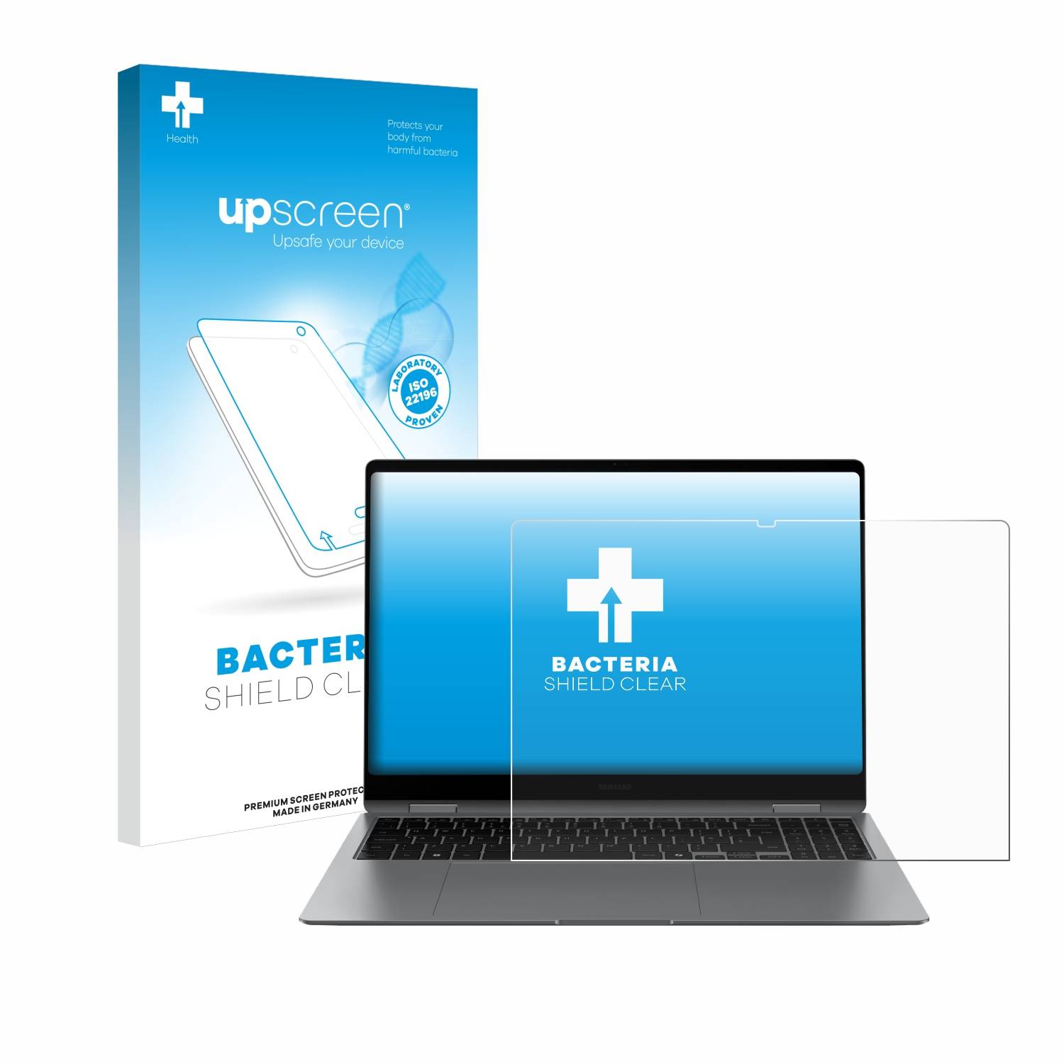 upscreen Bacteria Shield Schutzfolie für Samsung Galaxy Book5 Pro 360 16 - Antibakteriell