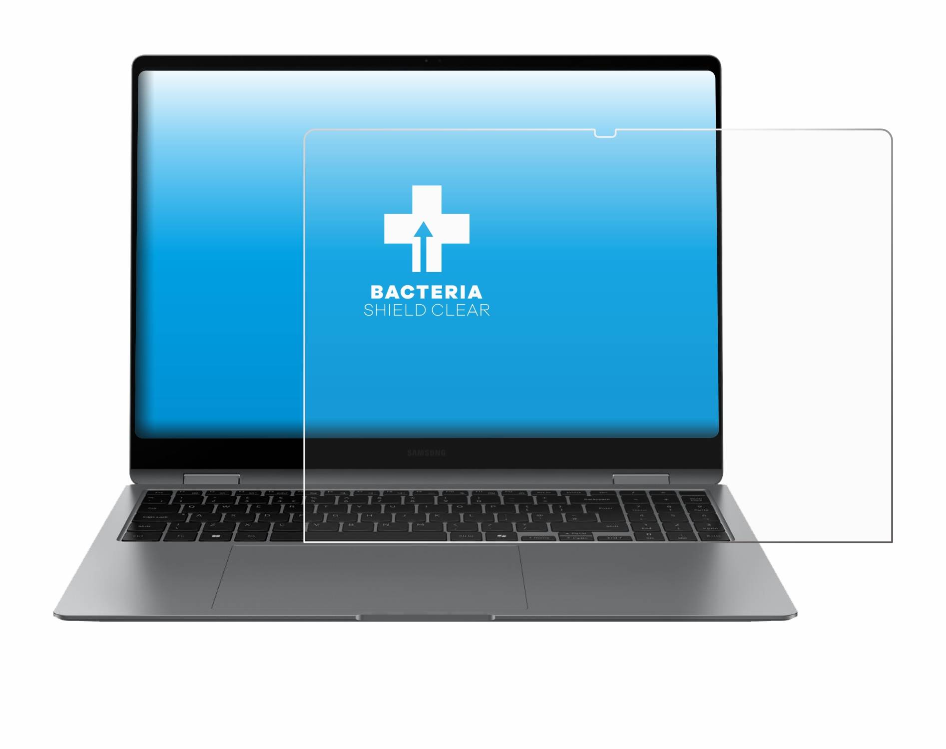 upscreen Bacteria Shield Schutzfolie für Samsung Galaxy Book5 Pro 360 16 - Antibakteriell