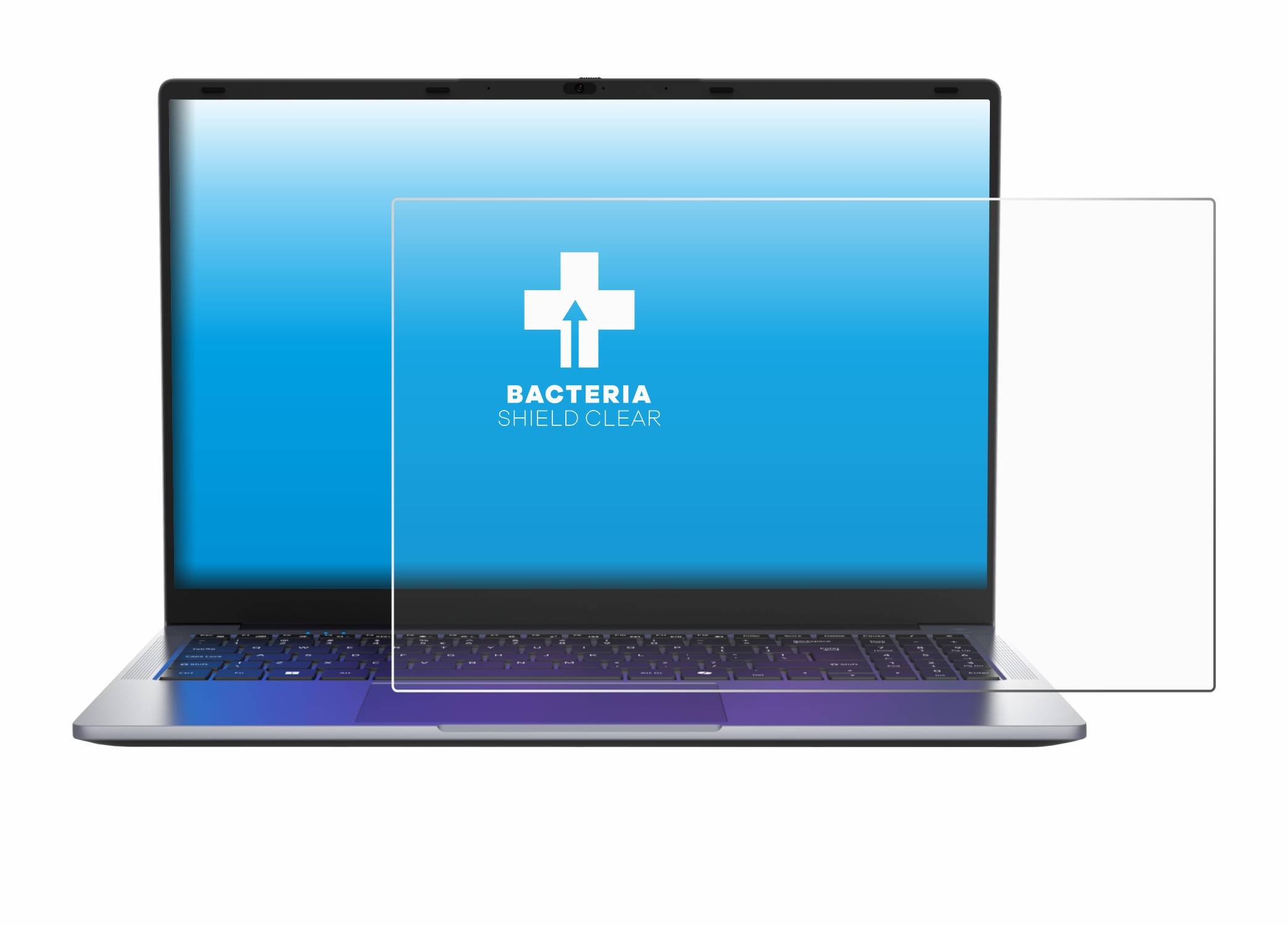 upscreen Bacteria Shield Schutzfolie für MEDION E15223 15.6 - Antibakteriell