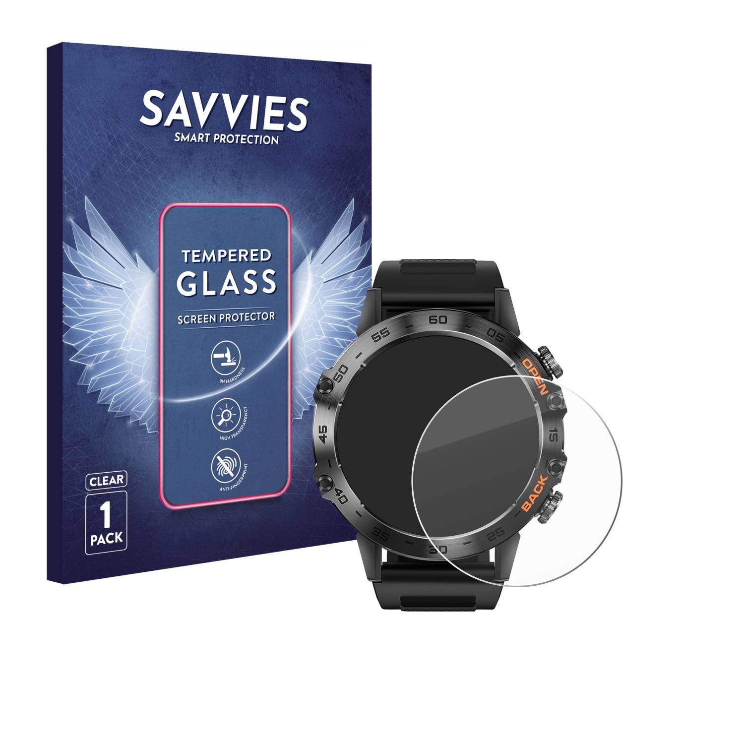 Savvies Clear Panzerglas für Redriver K52 1.39