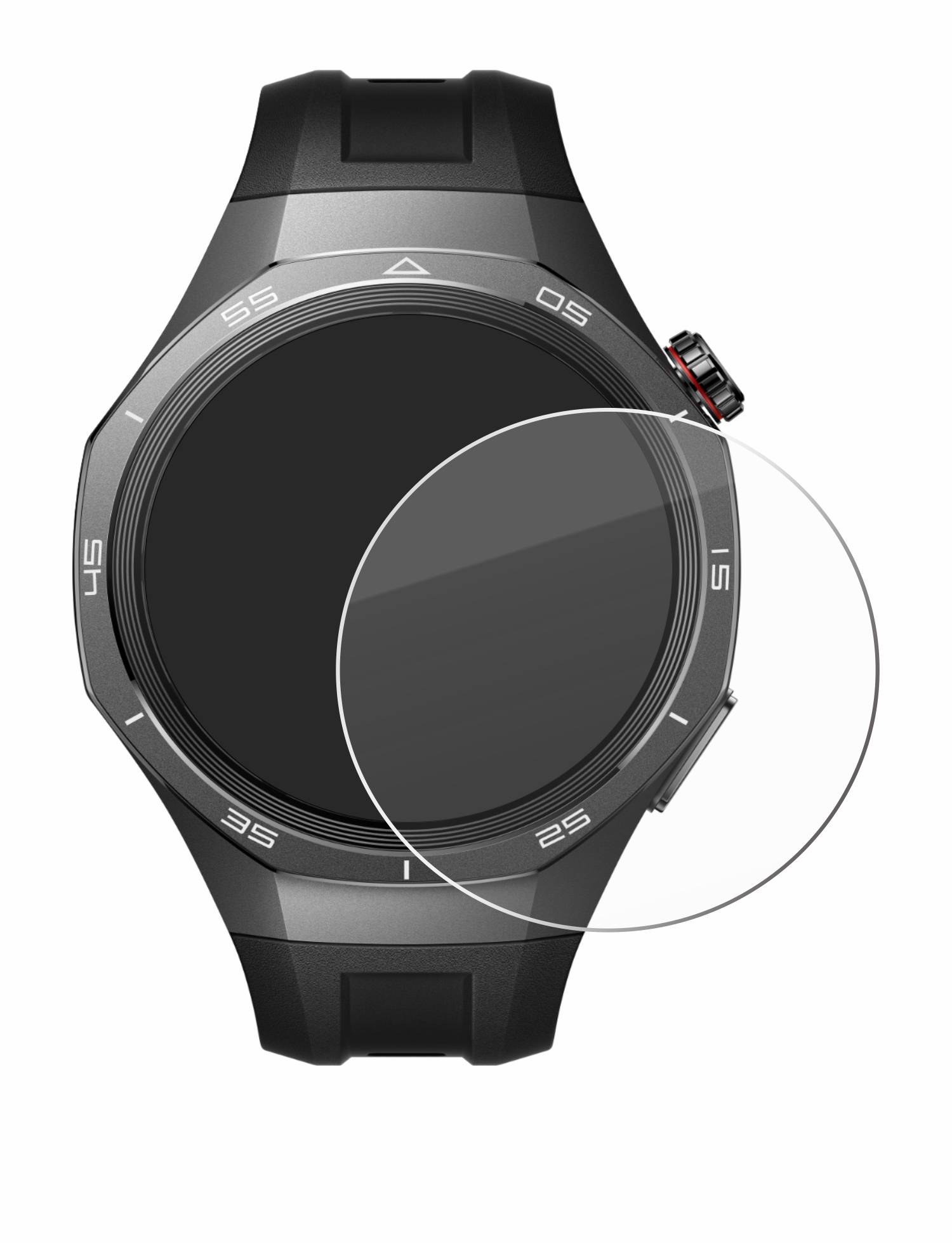 Savvies Clear Panzerglas für Huawei Watch GT 5 Pro (46 mm)
