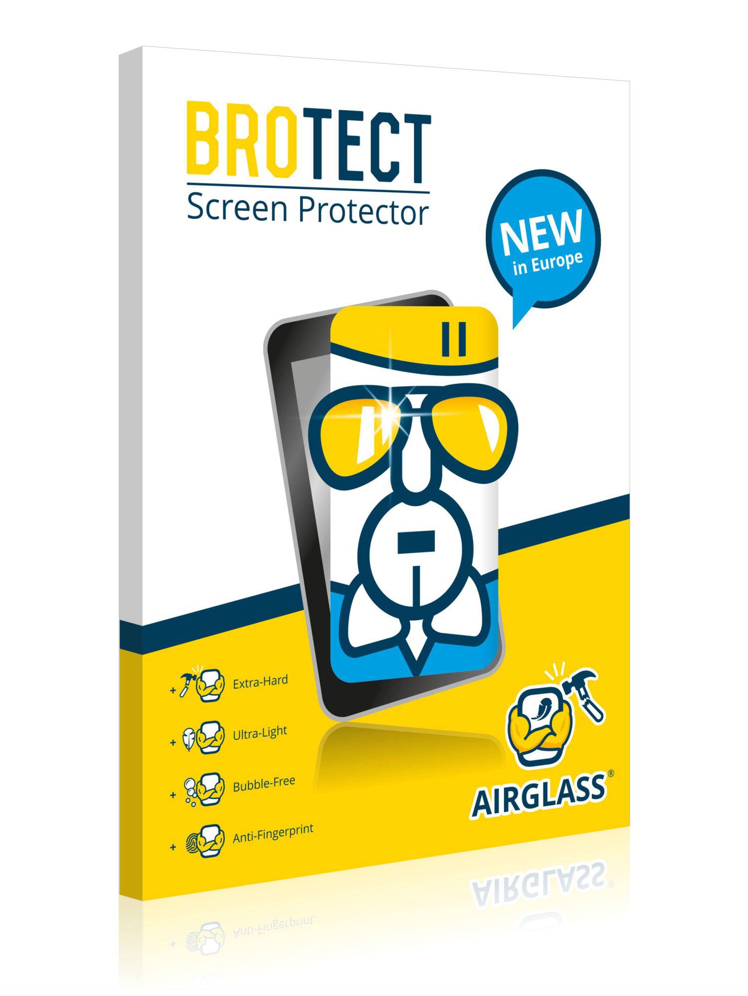 BROTECT AirGlass Glas Panzer-Folie für MEDION E17223 - Schutzglas