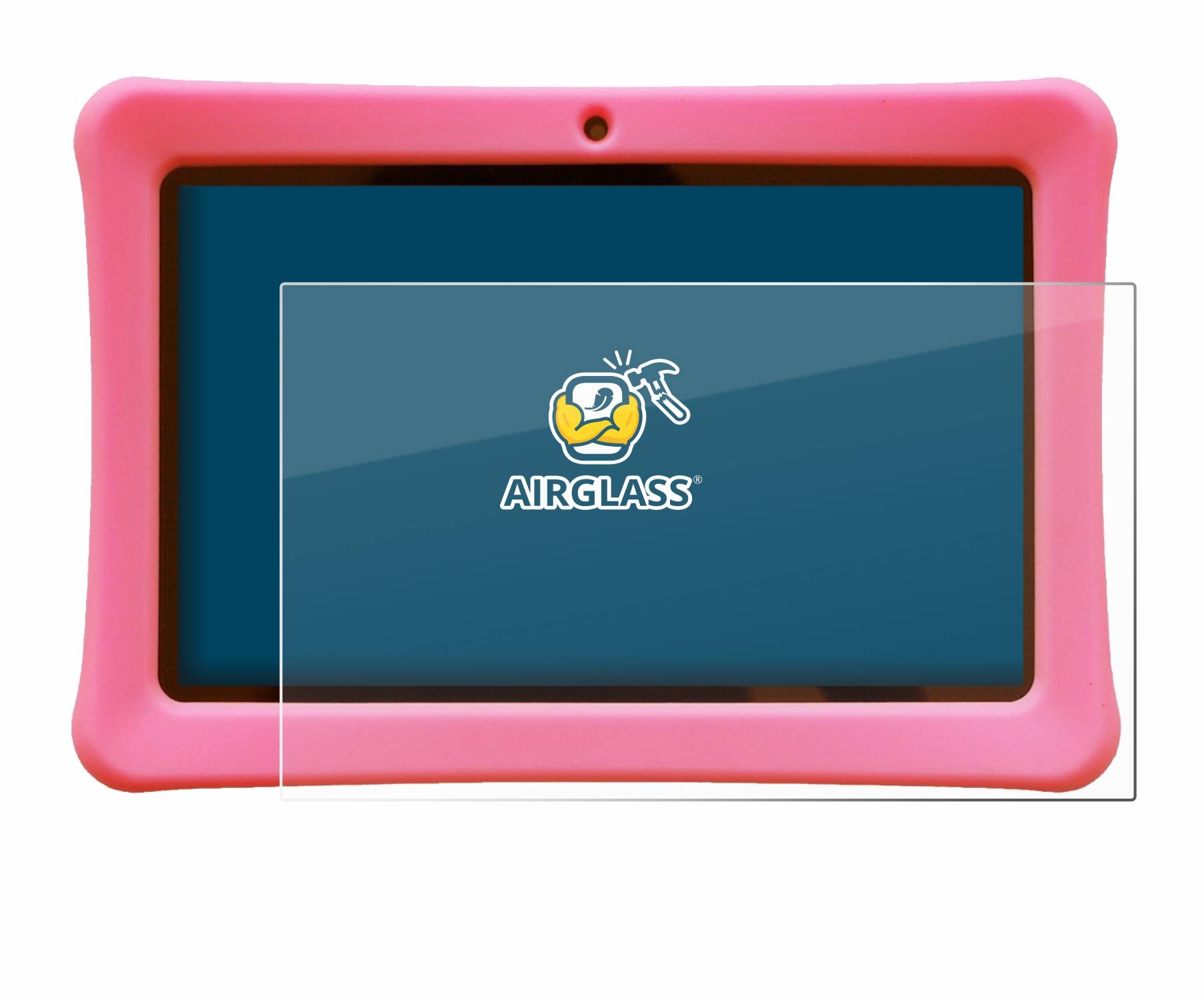 BROTECT AirGlass Glas Panzer-Folie für Contixo Kids 7 Tablet - Schutzglas