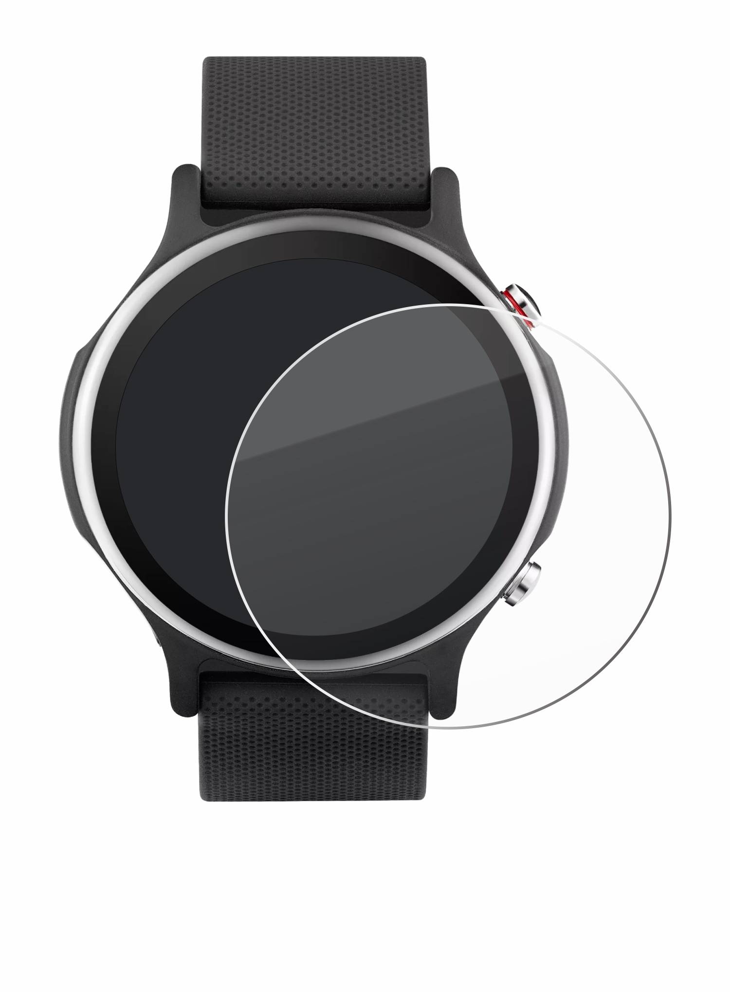 upscreen Hybrid Glas Panzer-Folie für ASUS VivoWatch 6