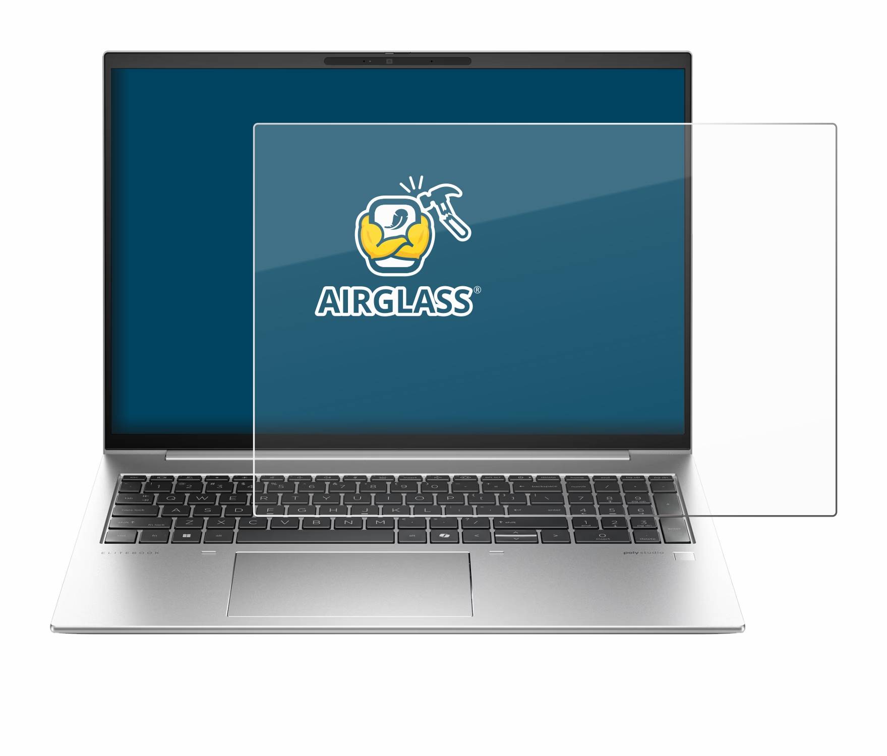 BROTECT AirGlass Glas Panzer-Folie für HP EliteBook 845 G11 - Schutzglas