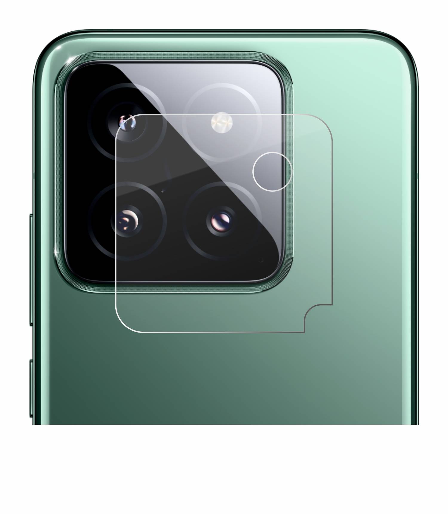 BROTECT AirGlass Glas Panzer-Folie für Xiaomi 14 (NUR Kameraschutz) - Schutzglas