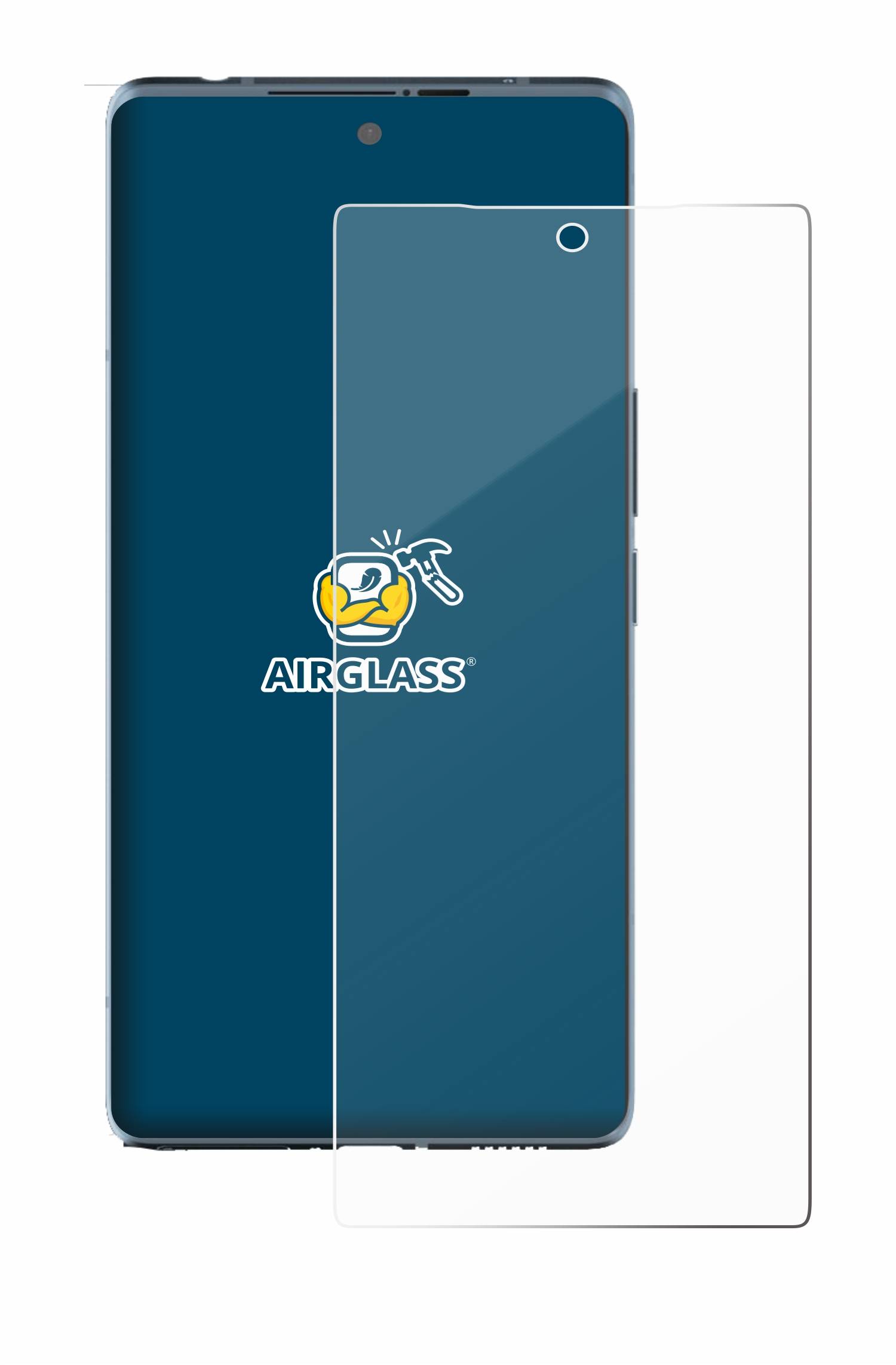 BROTECT AirGlass Glas Panzer-Folie für HTC U24 Pro - Schutzglas