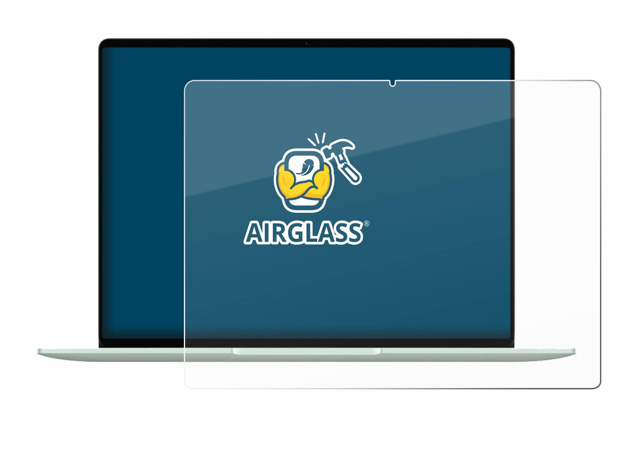 BROTECT AirGlass Glas Panzer-Folie für Huawei MateBook 14 2024 - Schutzglas