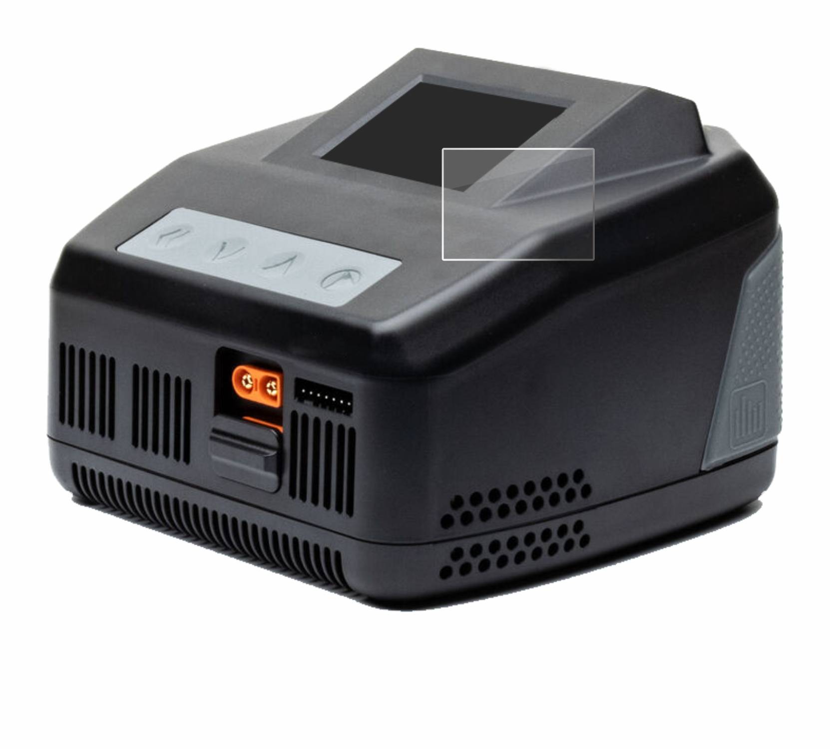 upscreen Hybrid Glas Panzer-Folie für Spektrum Smart charger S1200 G2