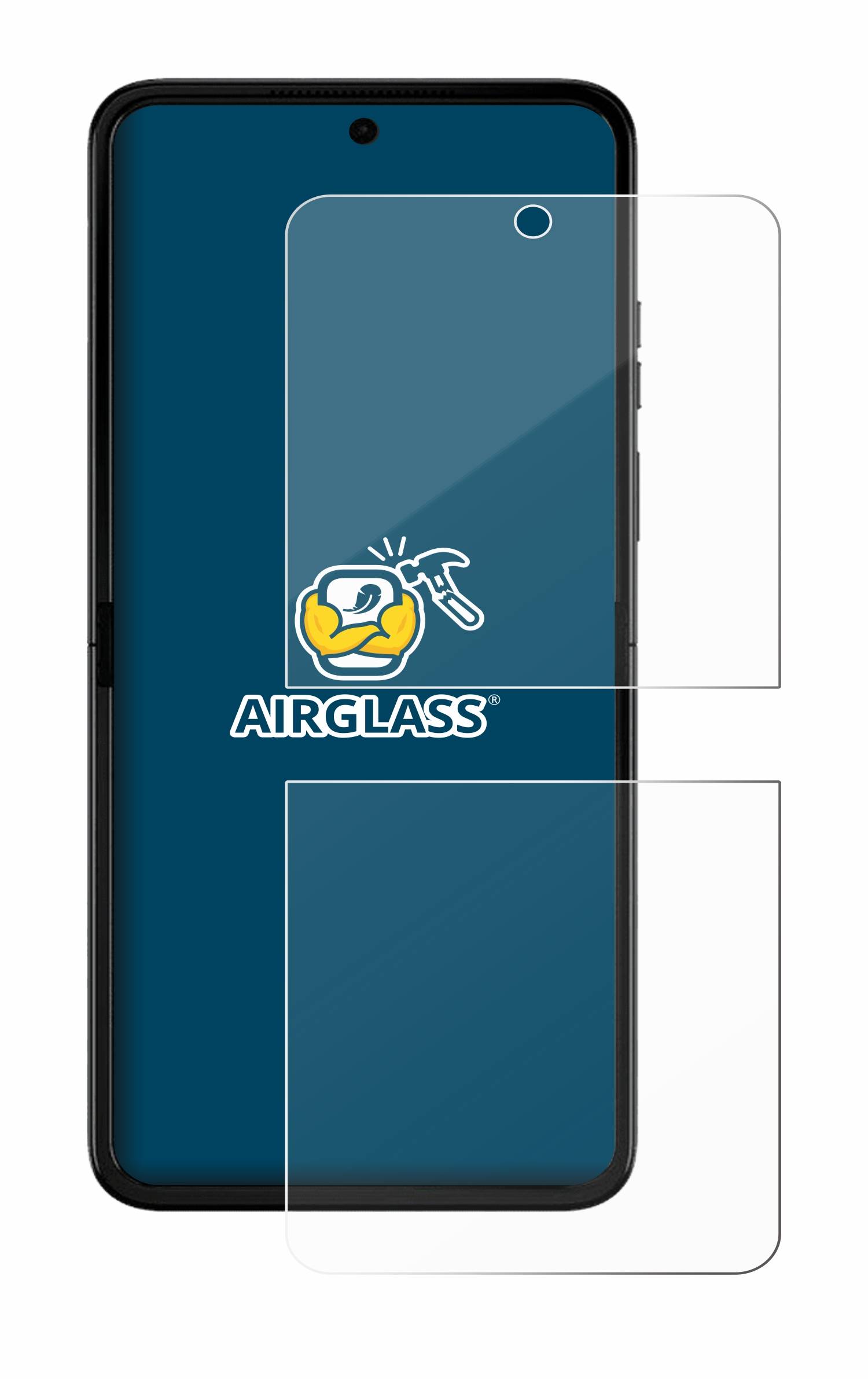 BROTECT AirGlass Glas Panzer-Folie für Motorola Razr 50 Ultra - Schutzglas