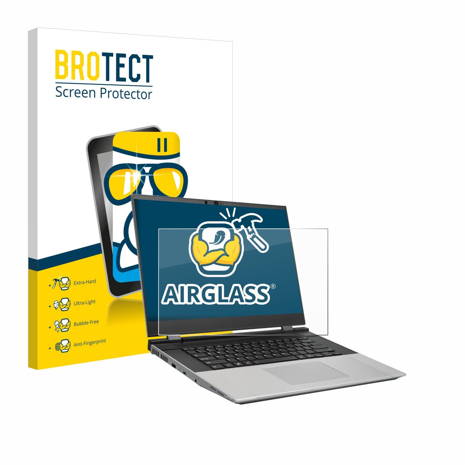 BROTECT AirGlass Glas Panzer-Folie für Framework Laptop 16 - Schutzglas