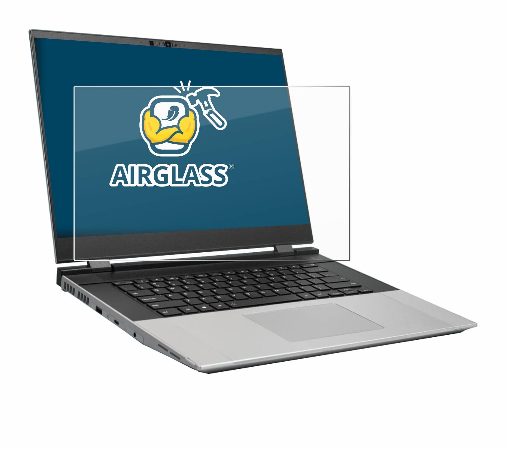 BROTECT AirGlass Glas Panzer-Folie für Framework Laptop 16 - Schutzglas