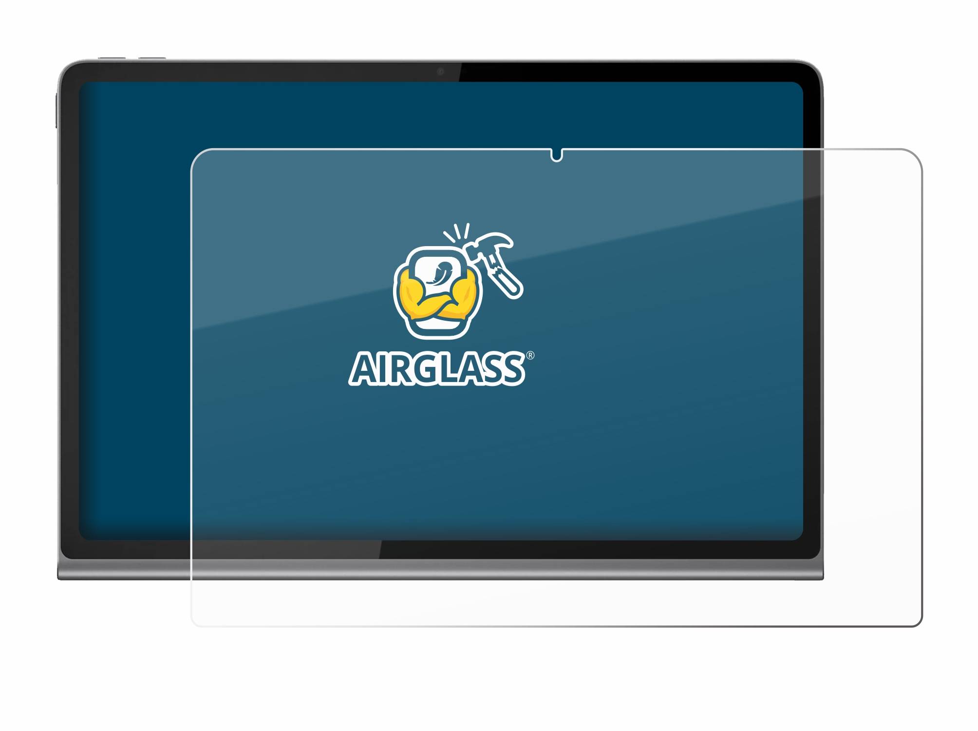 BROTECT AirGlass Glas Panzer-Folie für Lenovo Tab Plus - Schutzglas