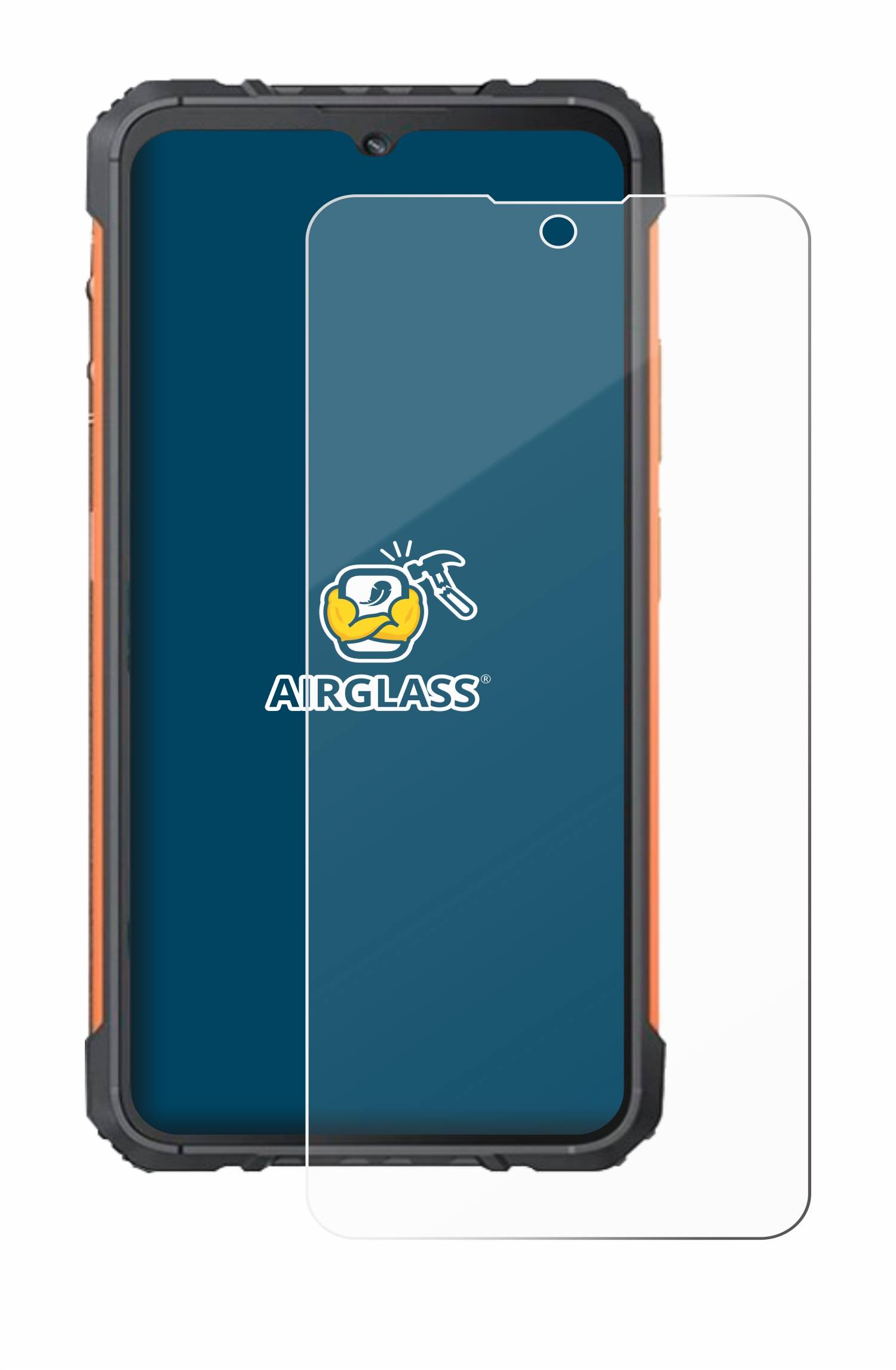 BROTECT AirGlass Glas Panzer-Folie für Cubot KingKong Ace3 - Schutzglas