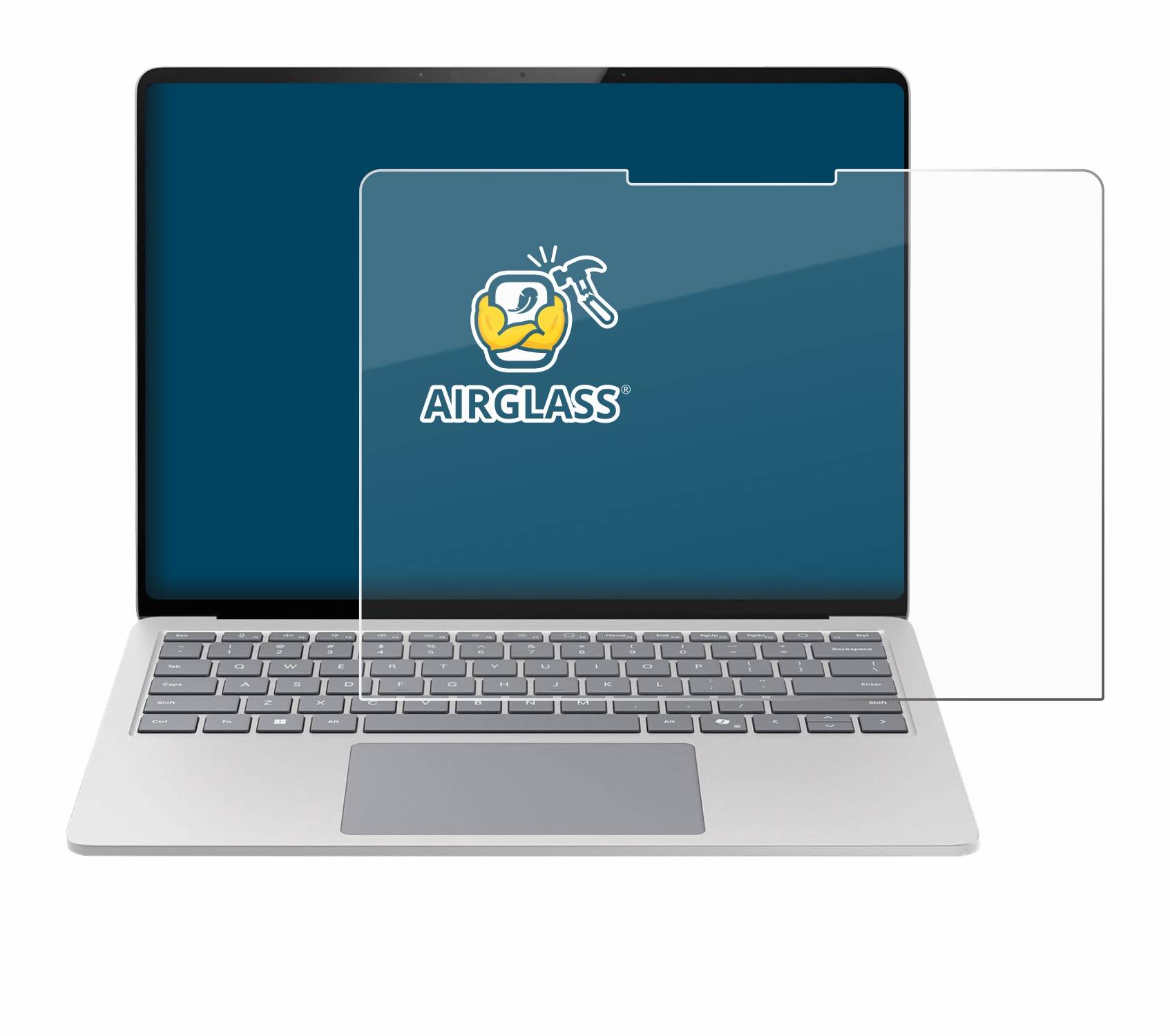 BROTECT AirGlass Glas Panzer-Folie für Microsoft Surface Laptop 7 15 - Schutzglas