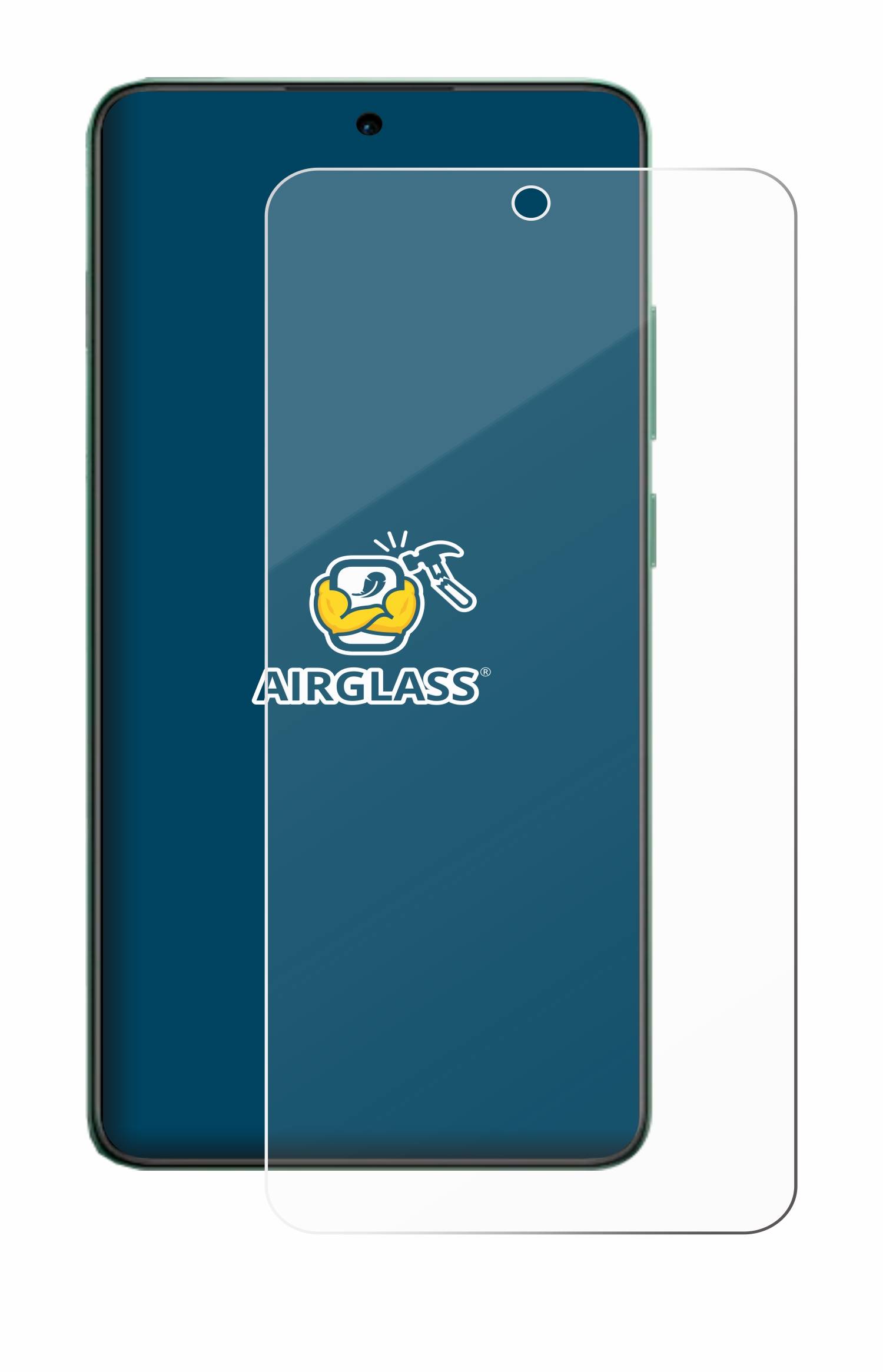 BROTECT AirGlass Glas Panzer-Folie für Oppo Reno 12 F 5G - Schutzglas