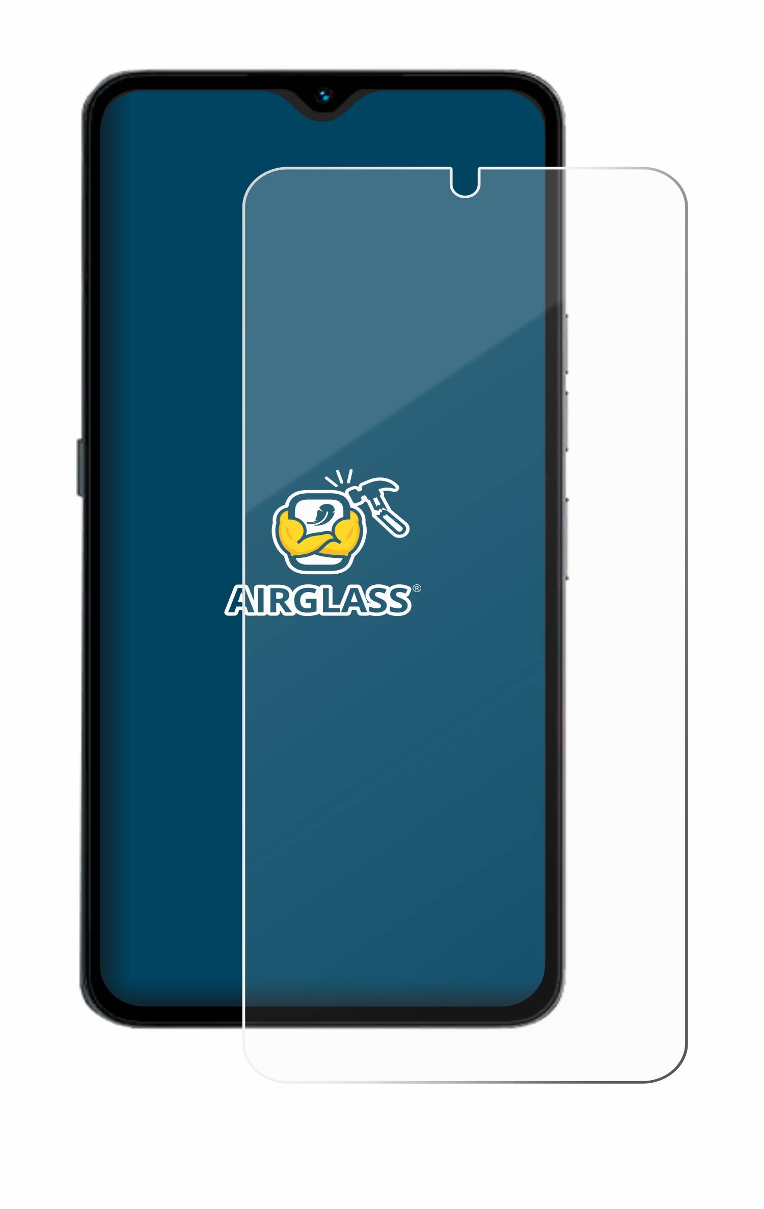 BROTECT AirGlass Glas Panzer-Folie für Umidigi A15T - Schutzglas