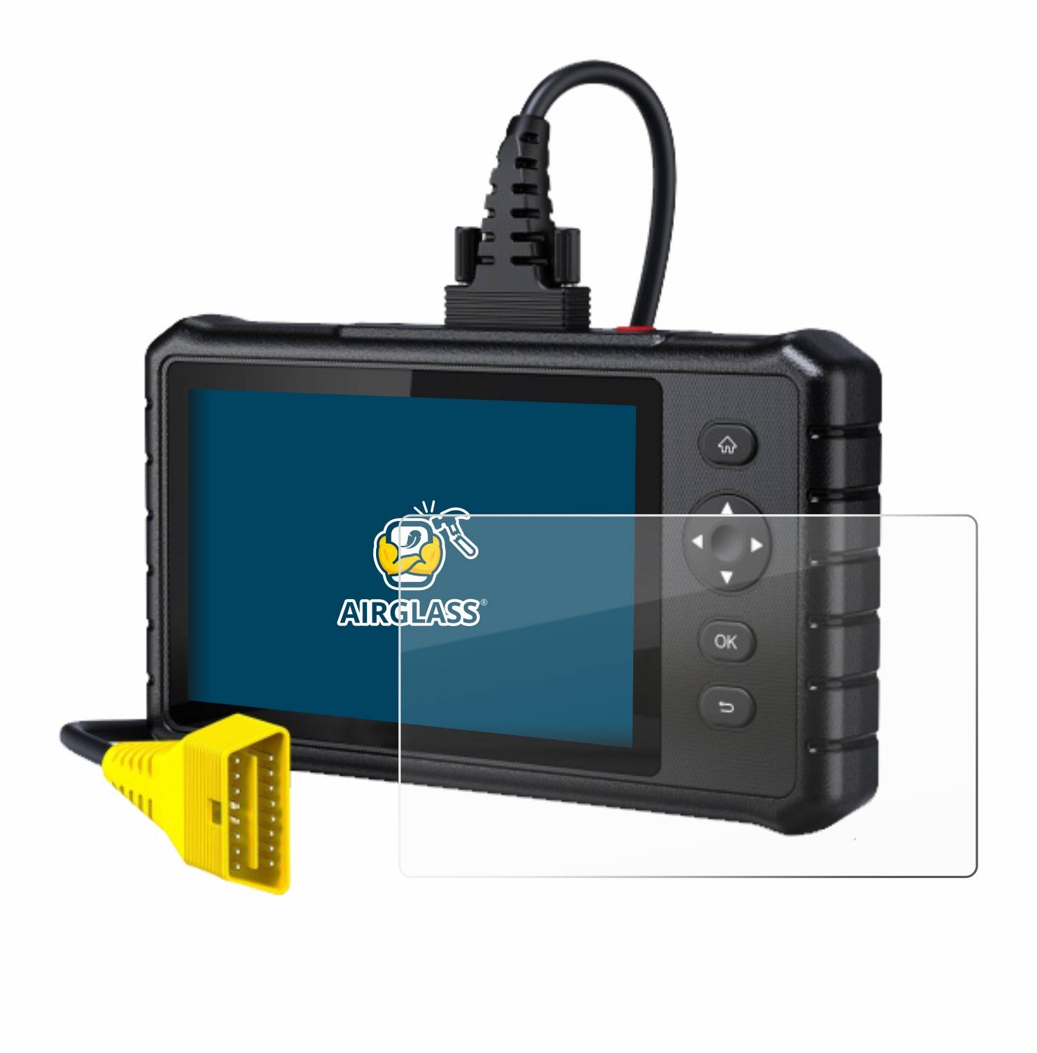 BROTECT AirGlass Glas Panzer-Folie für Launch CRP 349 OBD2 - Schutzglas