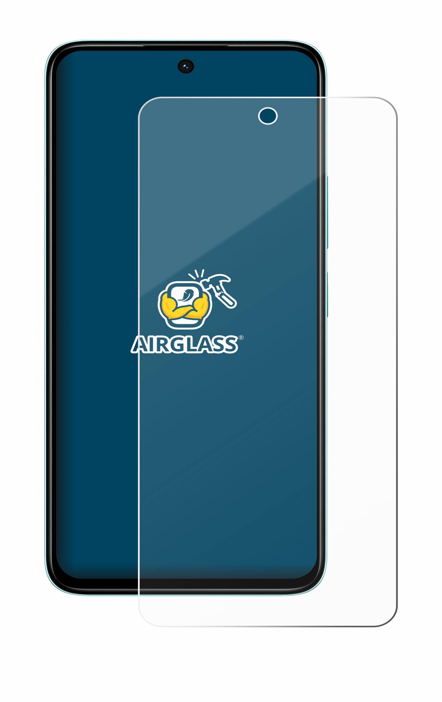 BROTECT AirGlass Glas Panzer-Folie für Xiaomi Redmi 13 5G - Schutzglas