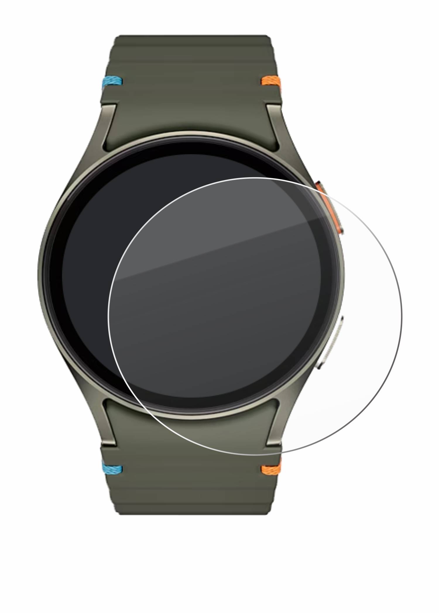 BROTECT AirGlass Glas Panzer-Folie für Samsung Galaxy Watch 7 (40 mm) - Schutzglas