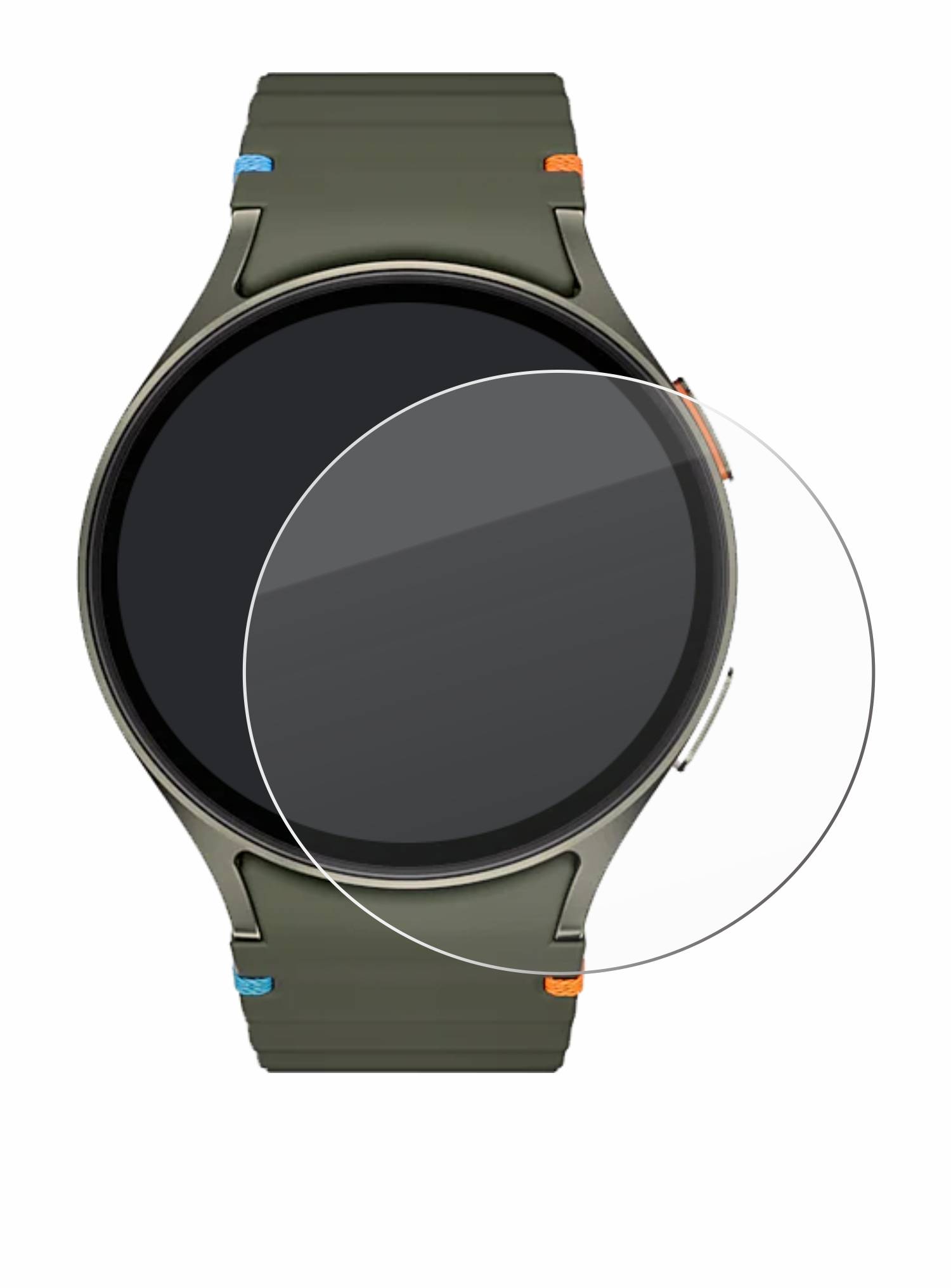 BROTECT AirGlass Glas Panzer-Folie für Samsung Galaxy Watch 7 (44 mm) - Schutzglas