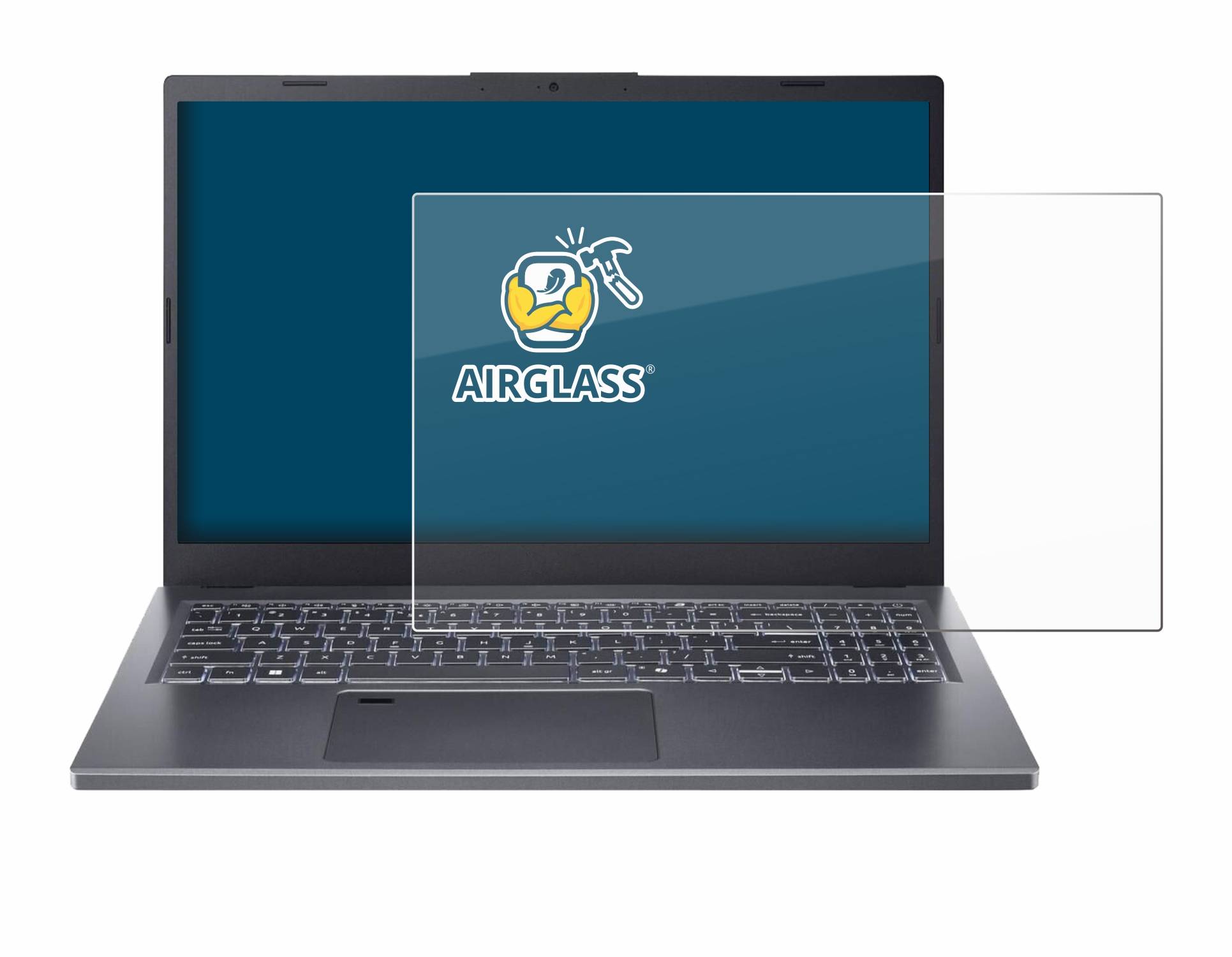 BROTECT AirGlass Glas Panzer-Folie für Acer Aspire A15-51 - Schutzglas