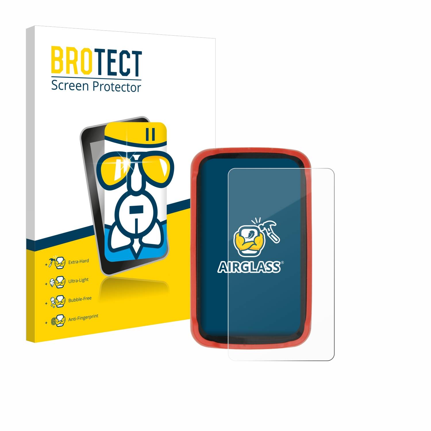 BROTECT AirGlass Glas Panzer-Folie für Emmerl Pagertester - Schutzglas